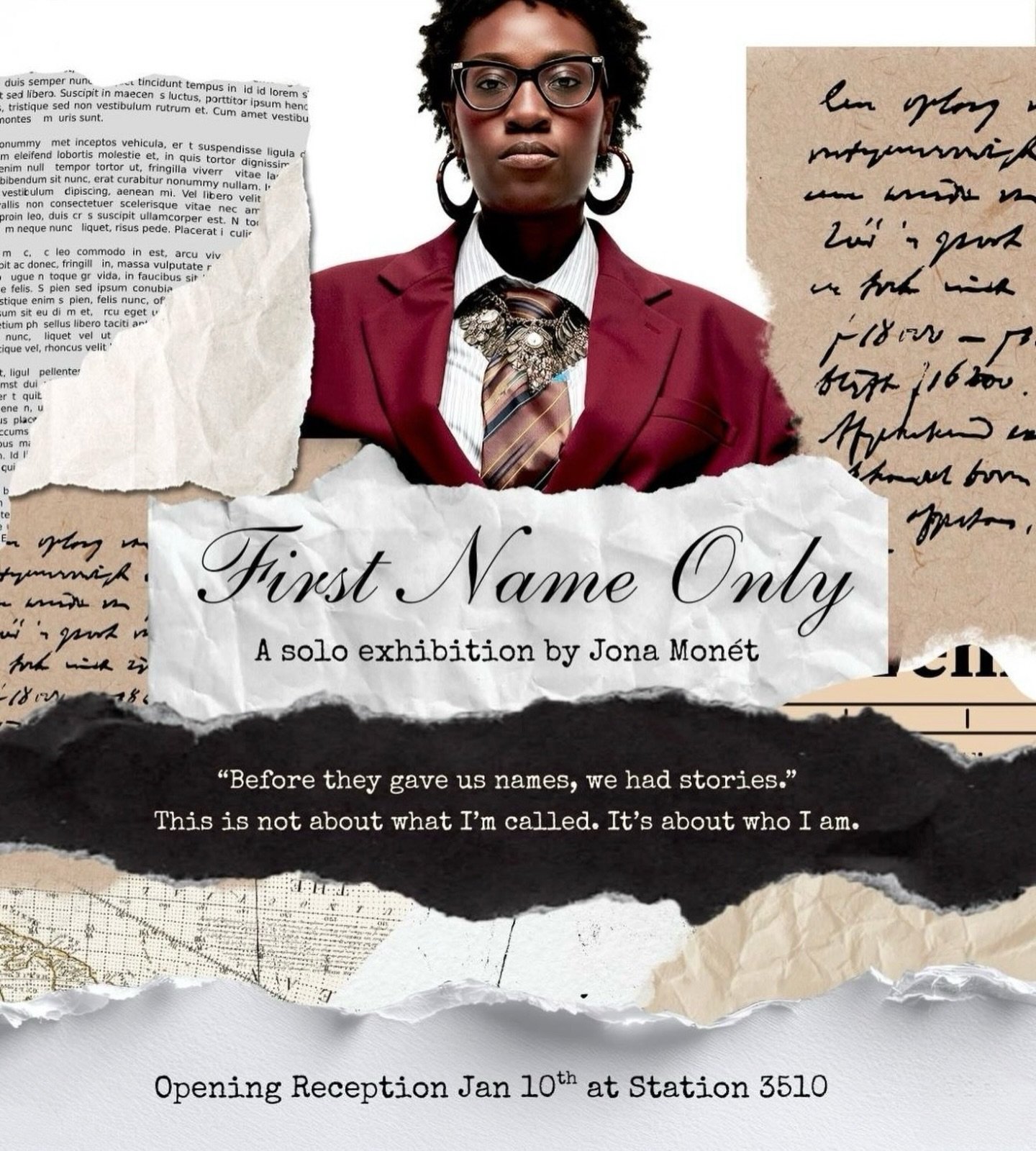 First Name Only is a visual origin story-ancestral, autobiographical, and sovereign. This exhibition navigates the space between memory and myth, mapping the artist&rsquo;s journey through lineage, grief, and reclamation.

Drawing from her Gullah-Gee