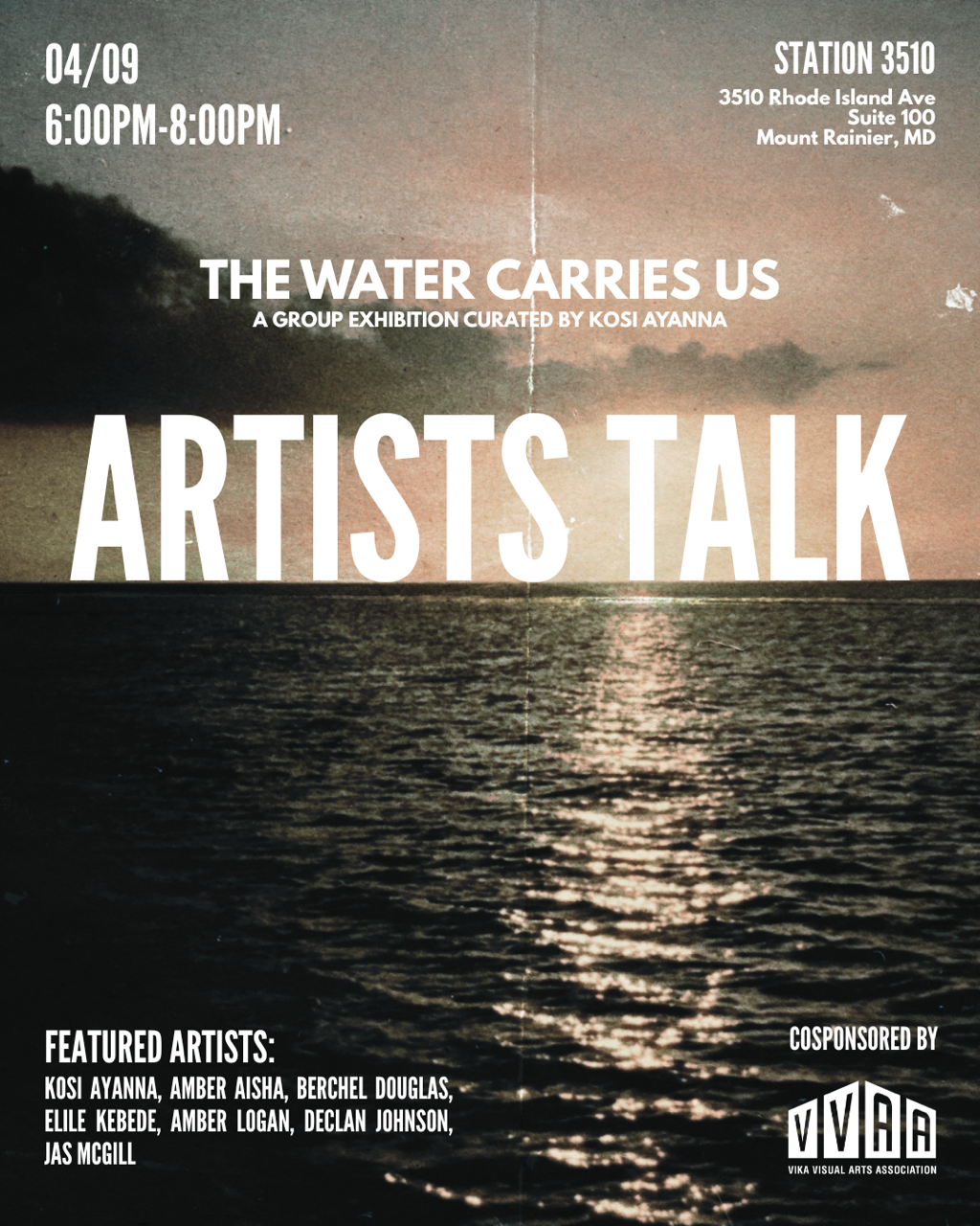 The Water Carries Us: Artists Talk