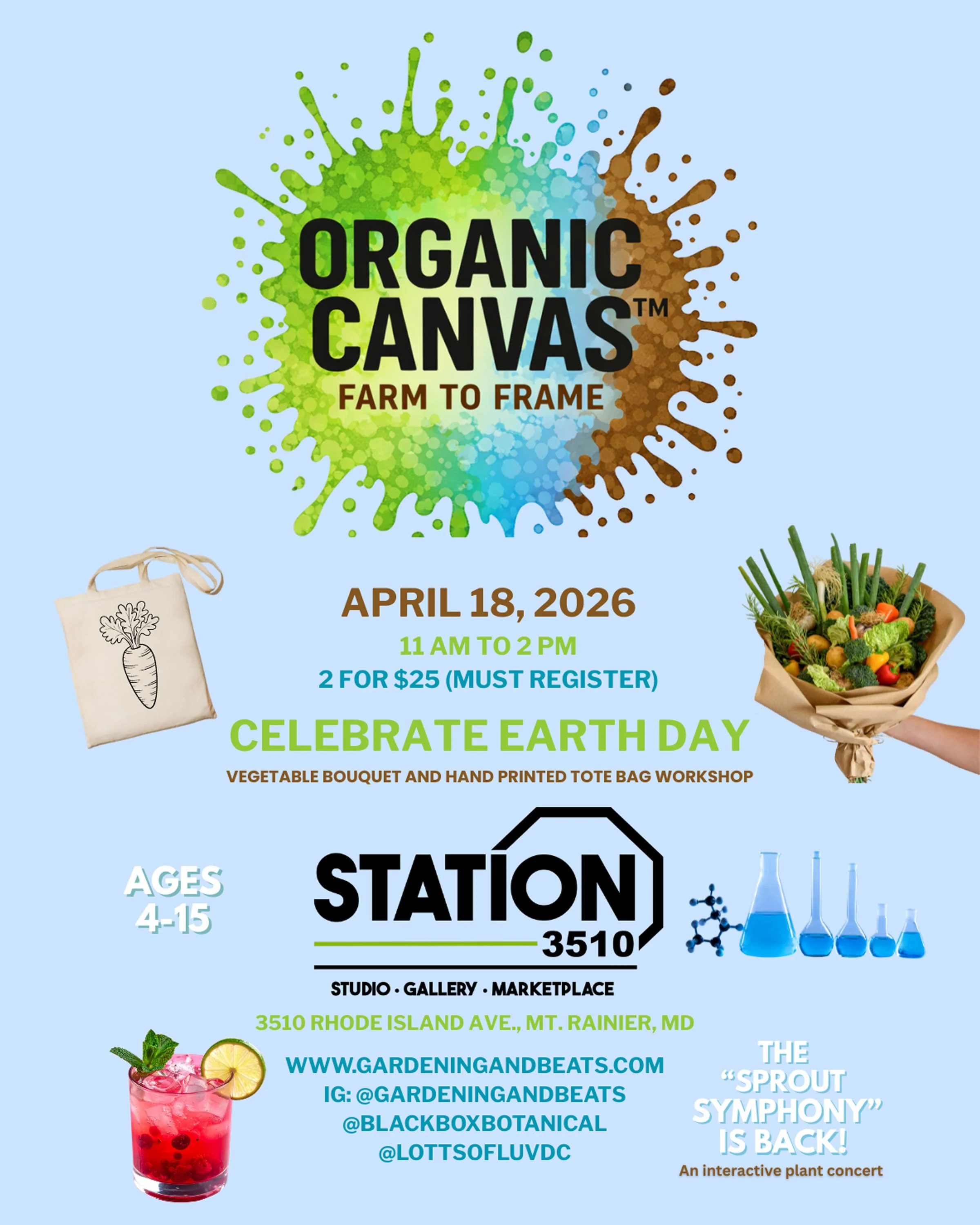 It's Organic Canvas Earth Day Celebration