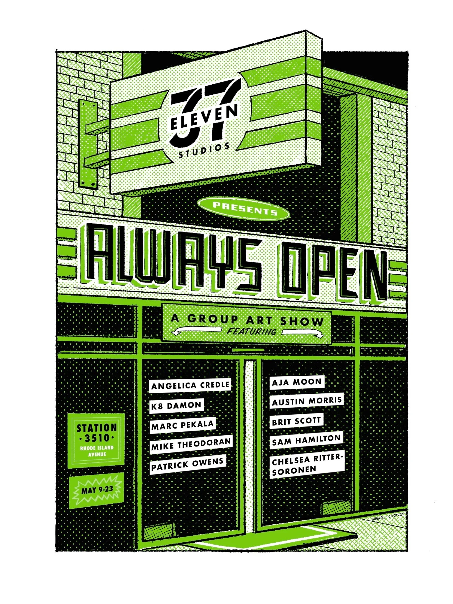 3711 Studios Presents: “Always Open” - Opening Reception
