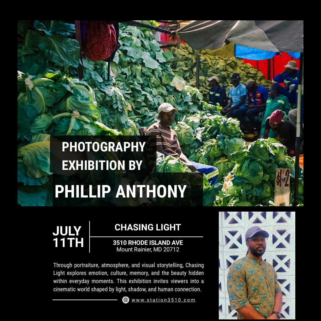 "Chasing Light" Photography Exhibition by Phillip Anthony | Opening Reception