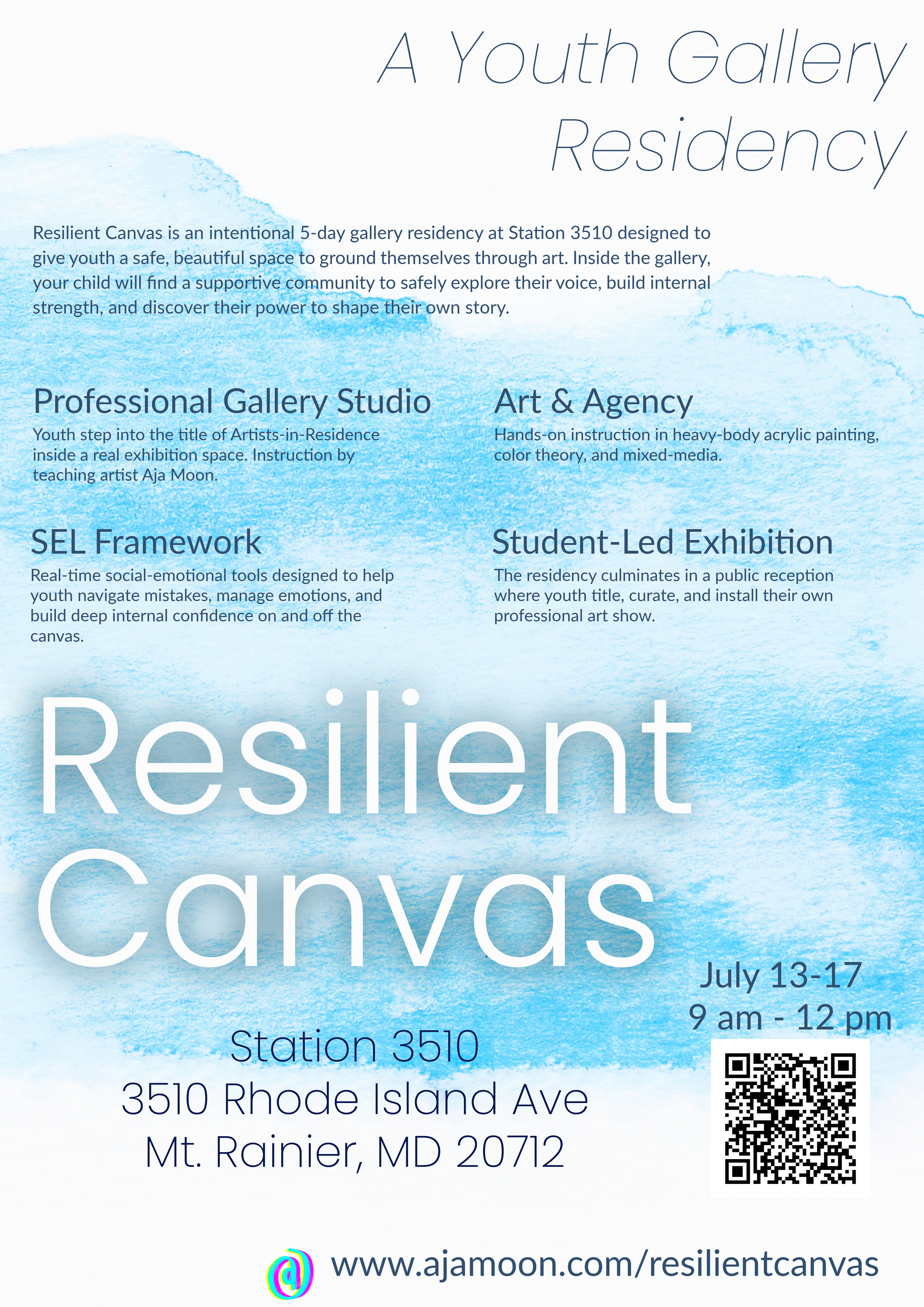 Resilient Canvas: A Youth Gallery Residency