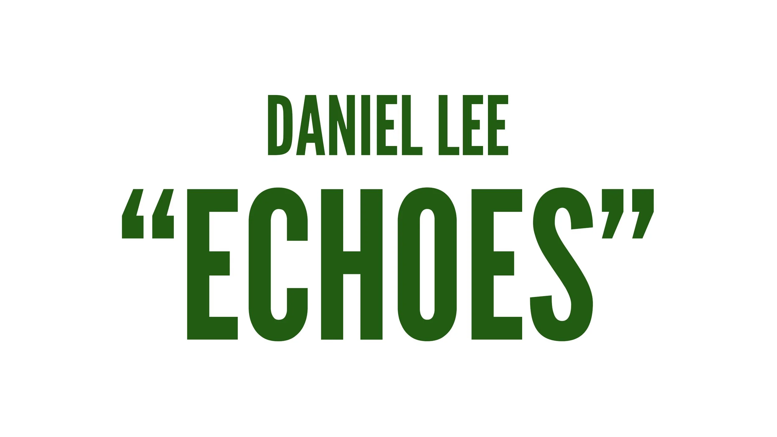 Daniel Lee Presents "Echoes": Opening Reception