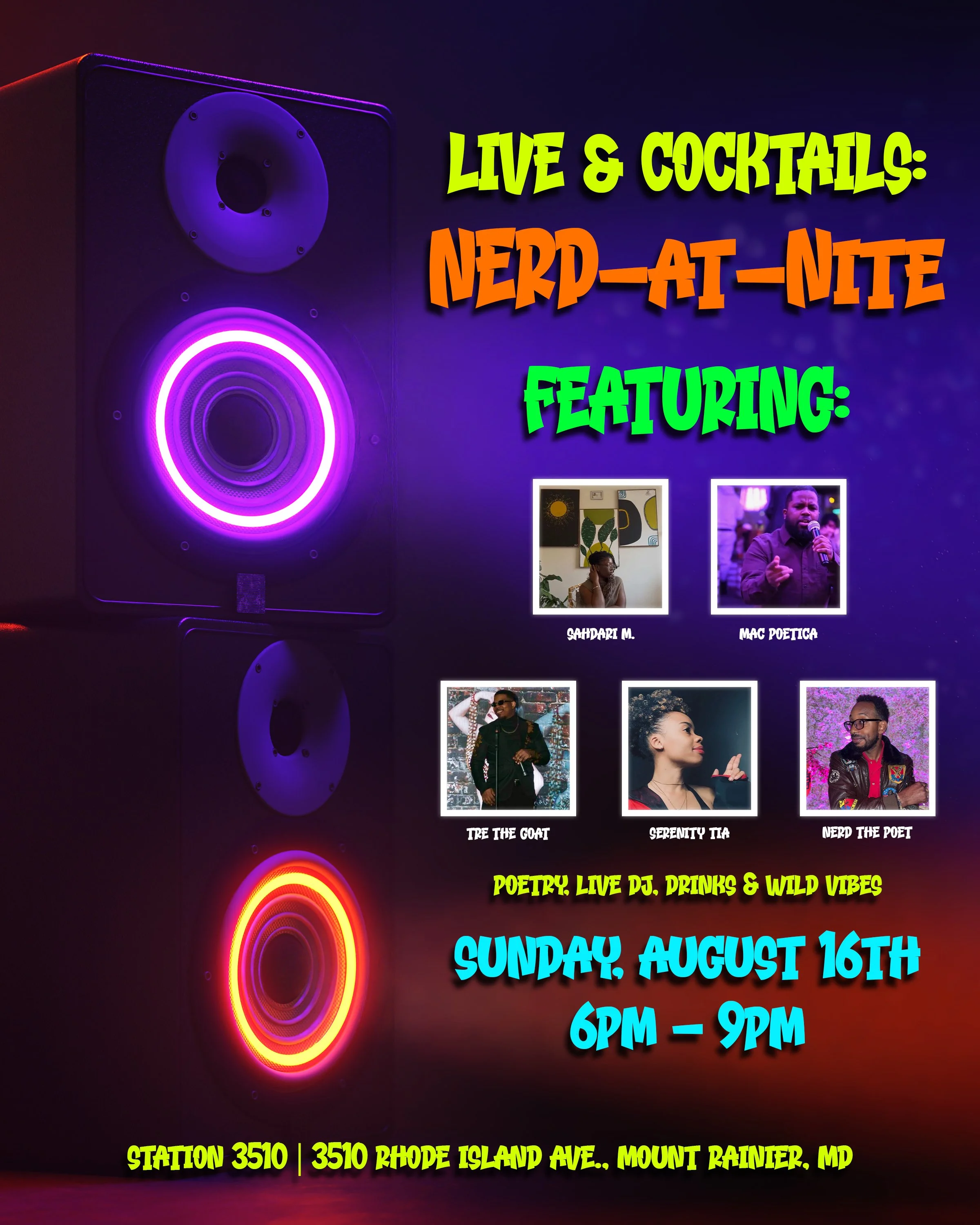 LIVe & Cocktails: Nerd-At-Nite