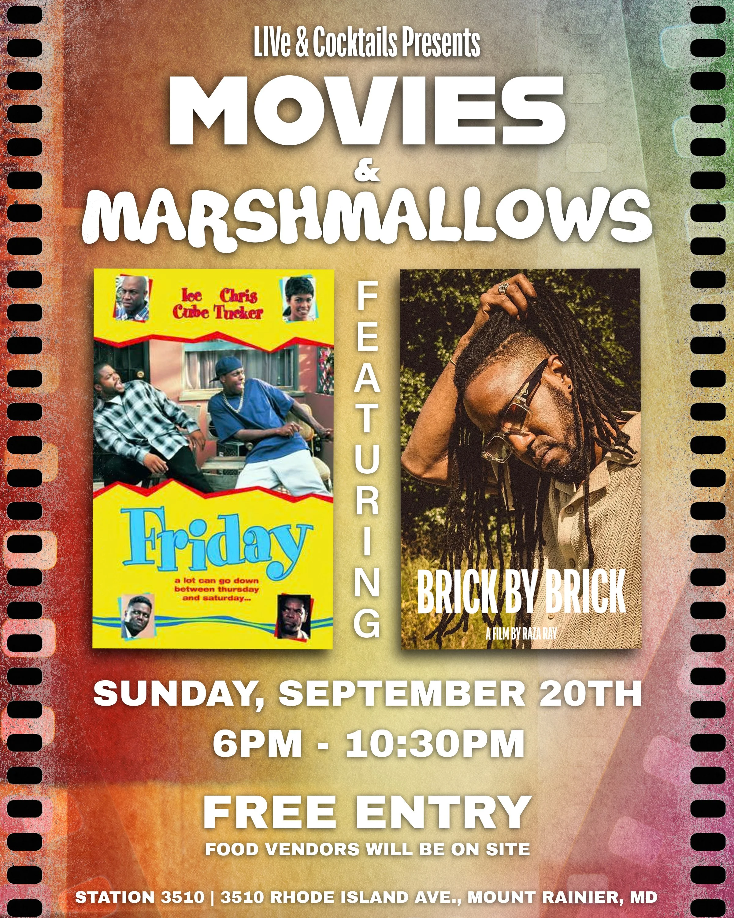 LIVe & Cocktails Presents" Movies & Marshmallows