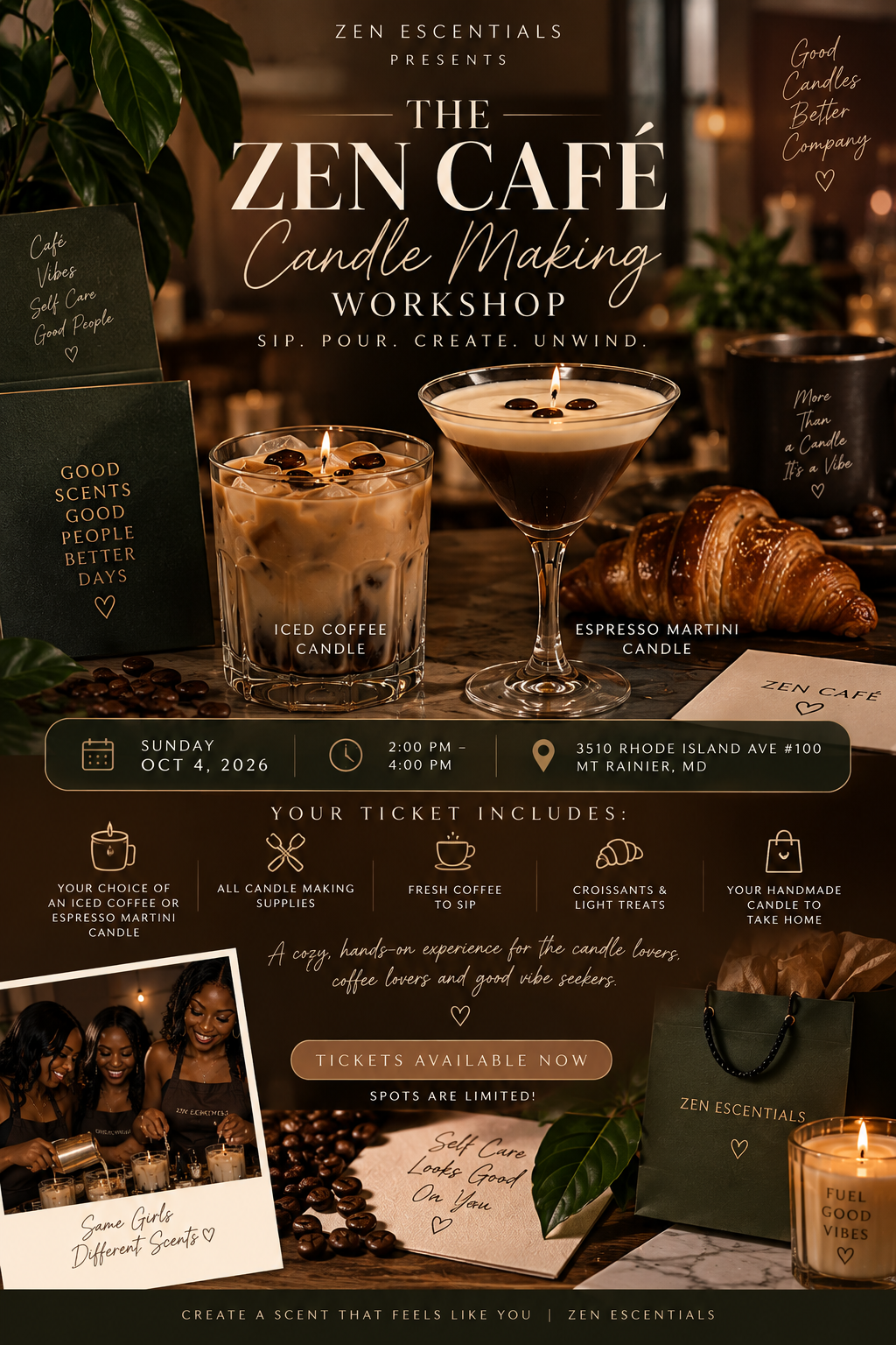 The Zen Café: Candle Making Workshop