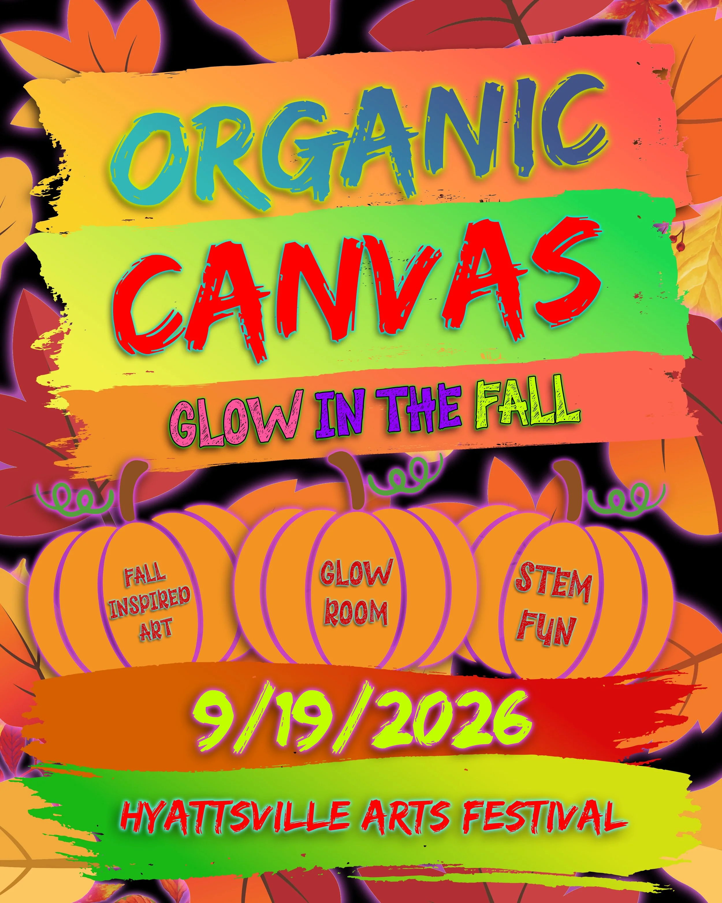 Organic Canvas: Glow in the Fall