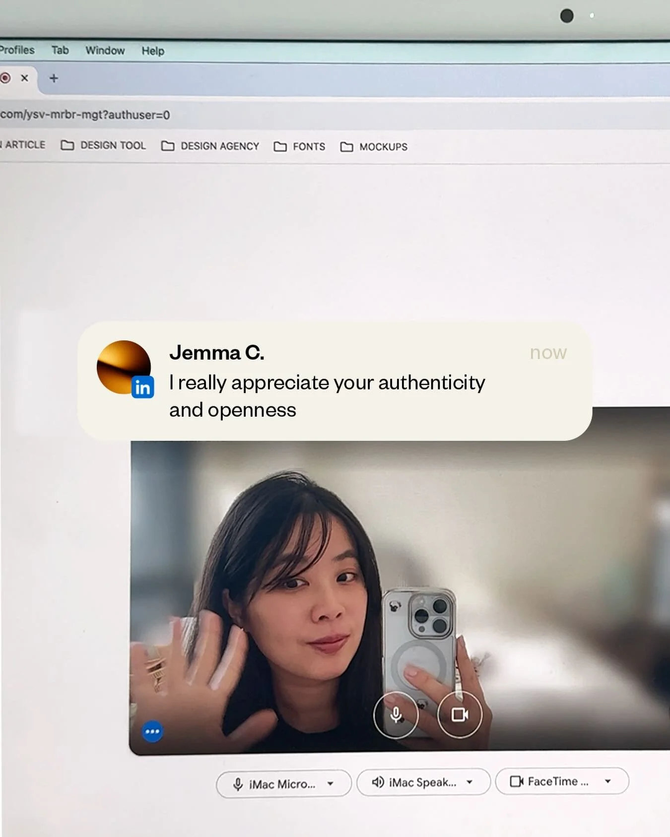I reconnected with a design industry leader lately. We briefly chatted about our shared values, and how we let those values drive how we work and who we work with.

&ldquo;I really appreciate your authenticity and openness.&rdquo;She said to me. I wa