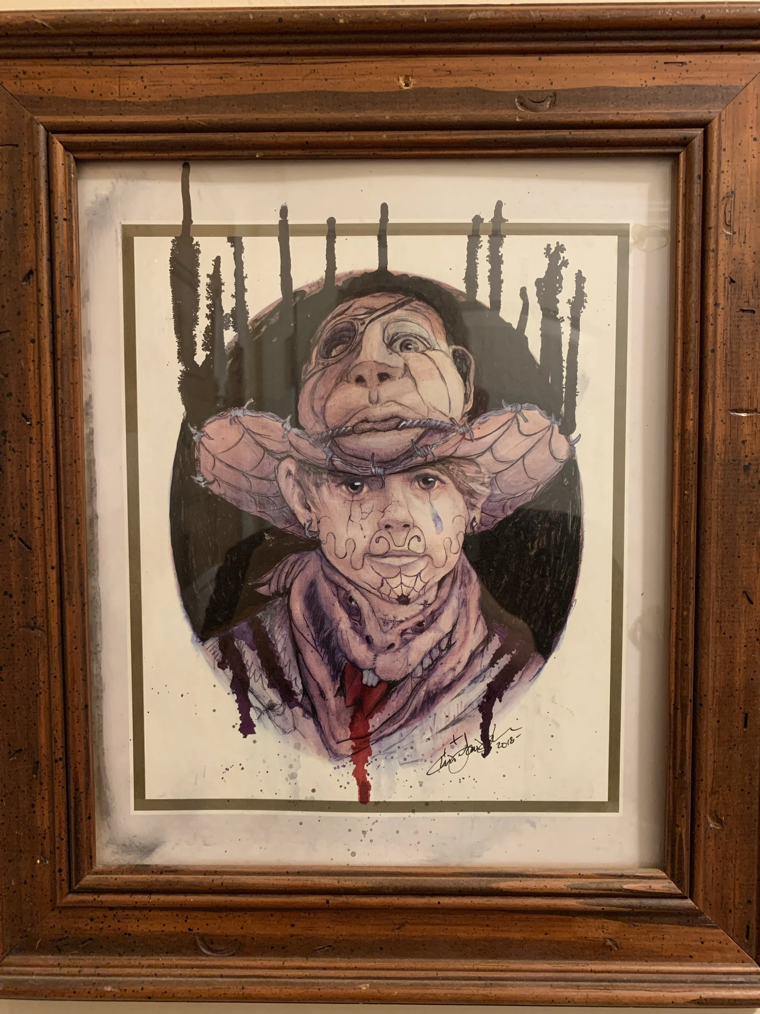 Thrift store re-painting | Oil & Ink