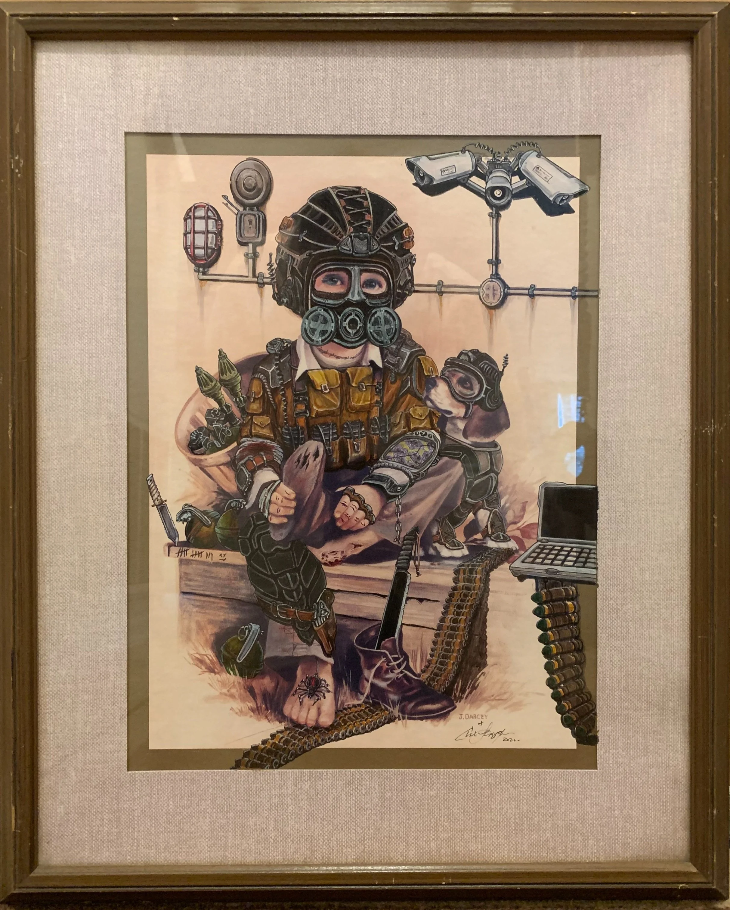 Thrift store re-painting | Oil & Ink