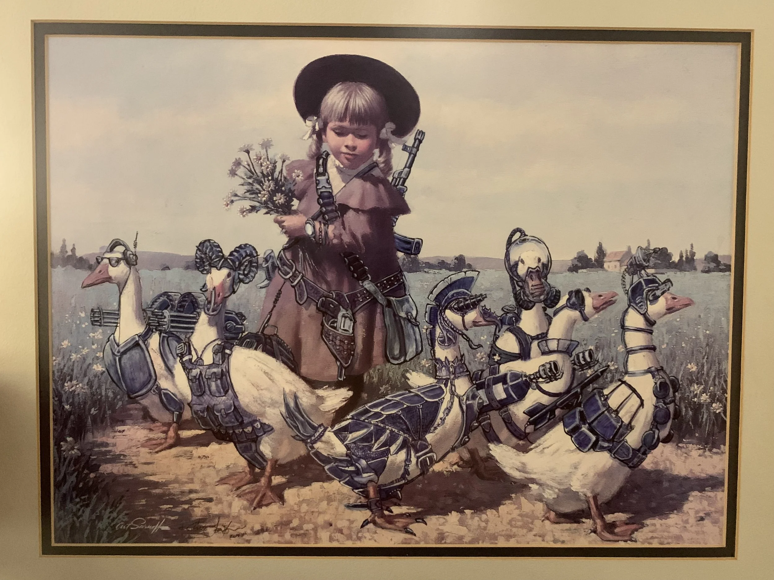 Thrift store re-painting | Oil & Ink