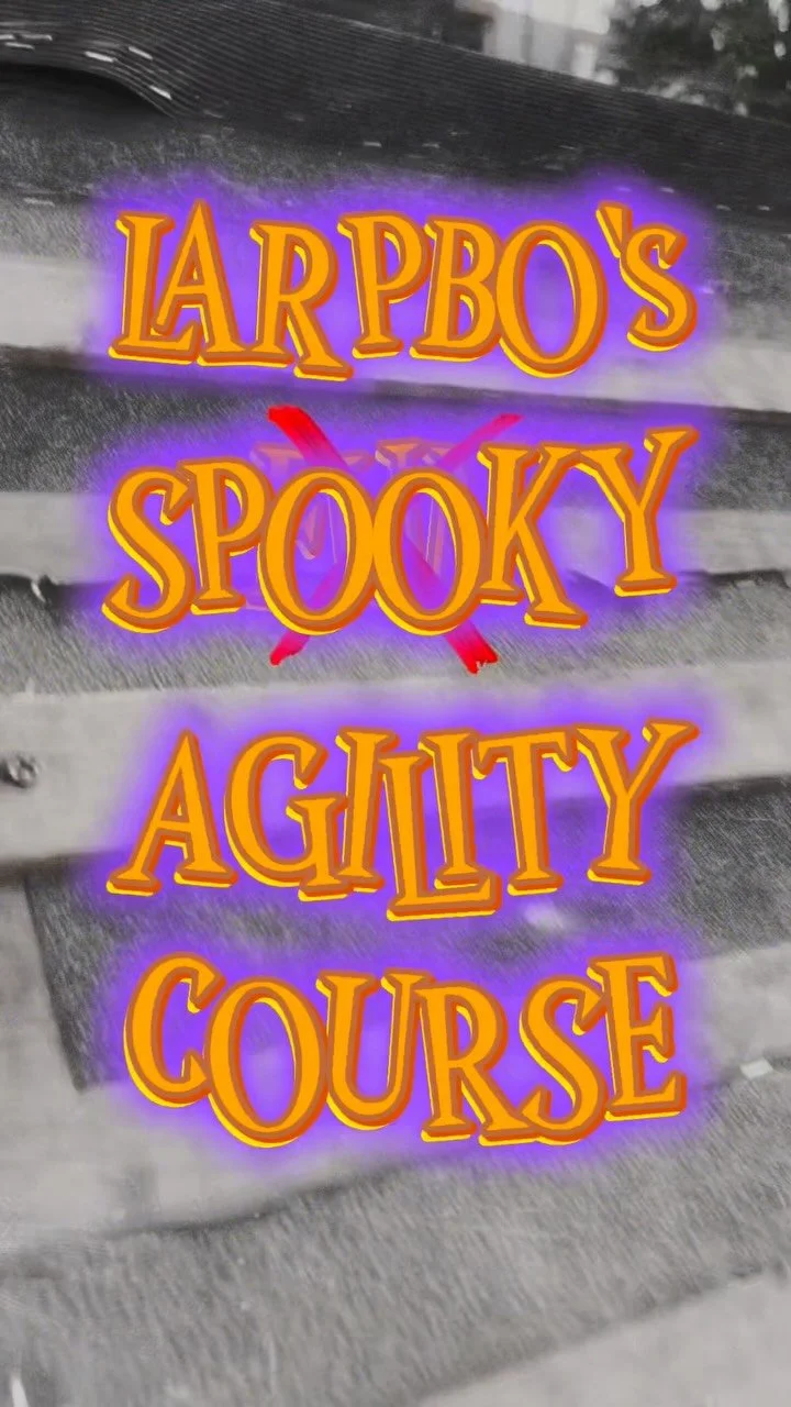 LARPBO’s Agility Class is this upcoming Saturday, Oct 25! Dress your dog up in their Halloween costume and run the agility course. We will also have a fun Halloween backdrop for you to take photos with your pup! See you there!
Sign up through