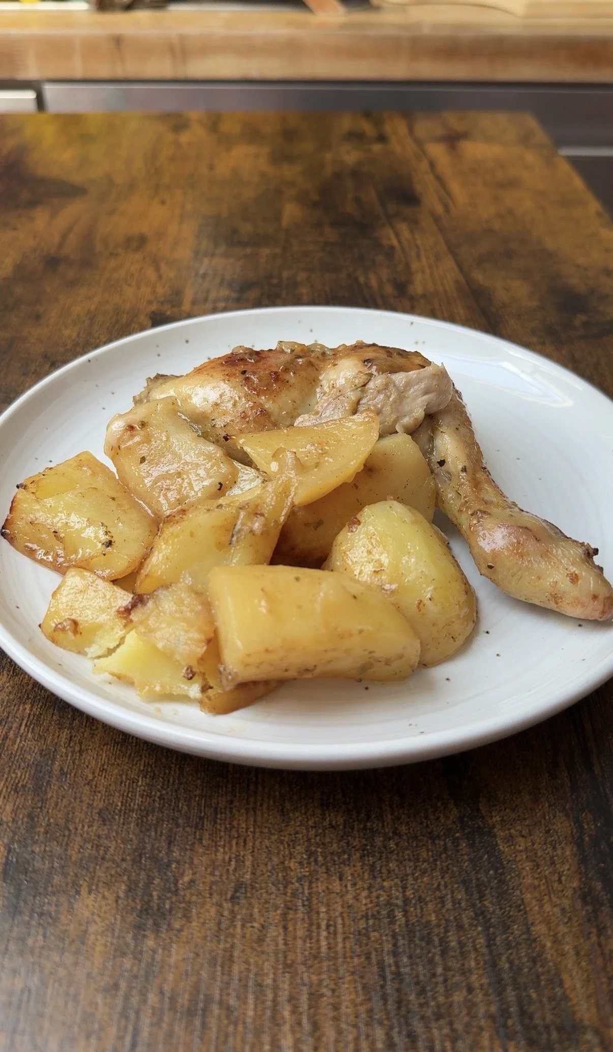 Kotopoulo Lemonato me Patates