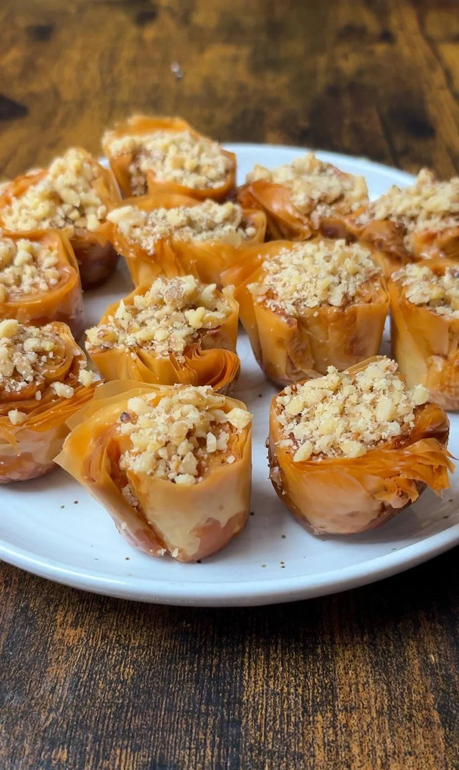Baklava canapes