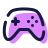A purple gaming controller icon