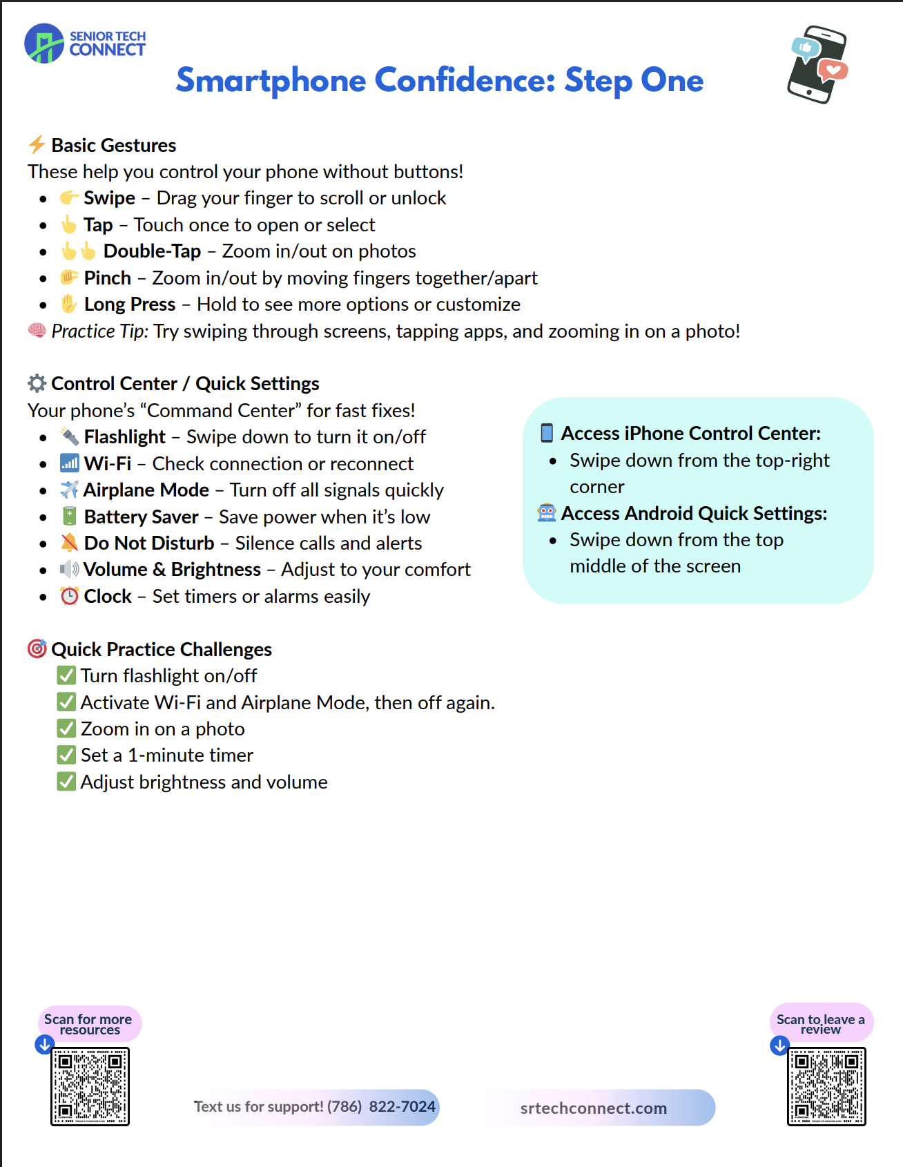 Smartphone Confidence I