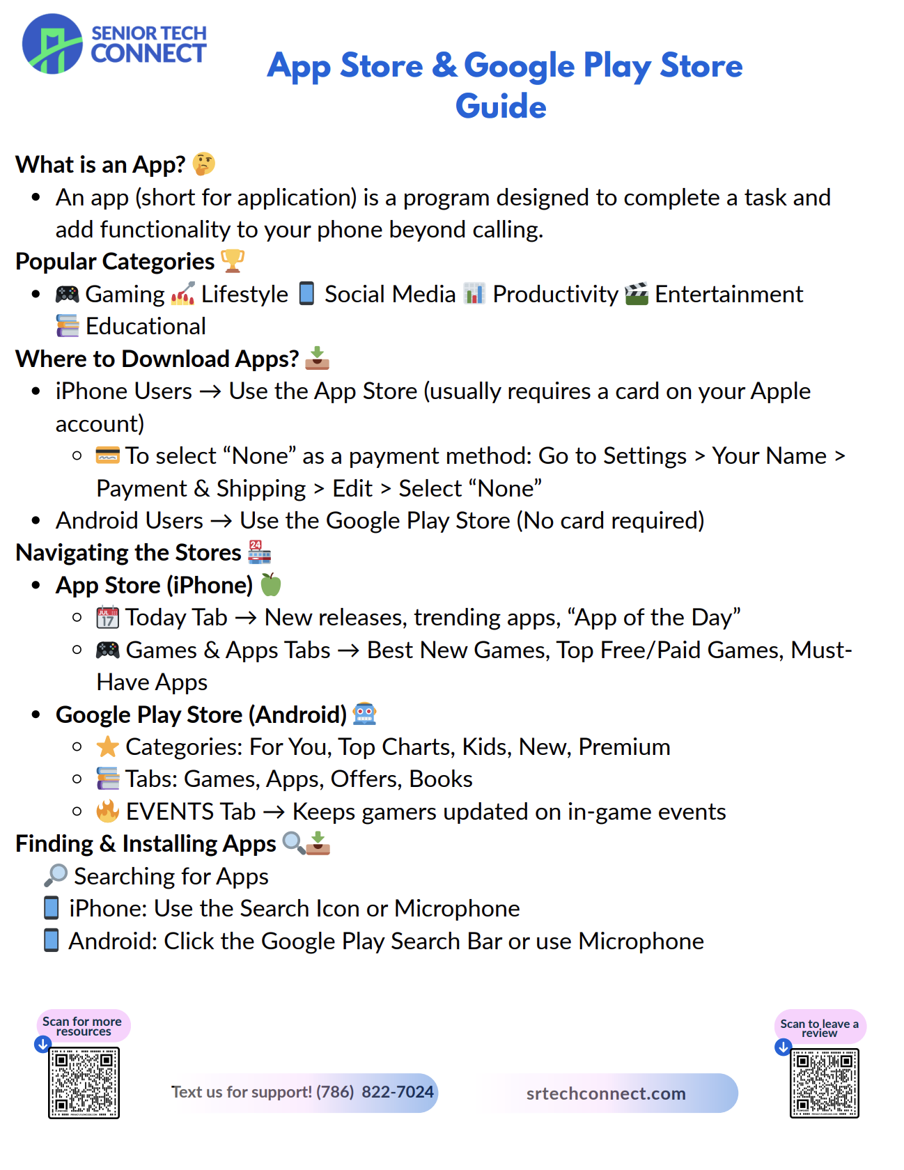 App Store & Google Play Store Guide