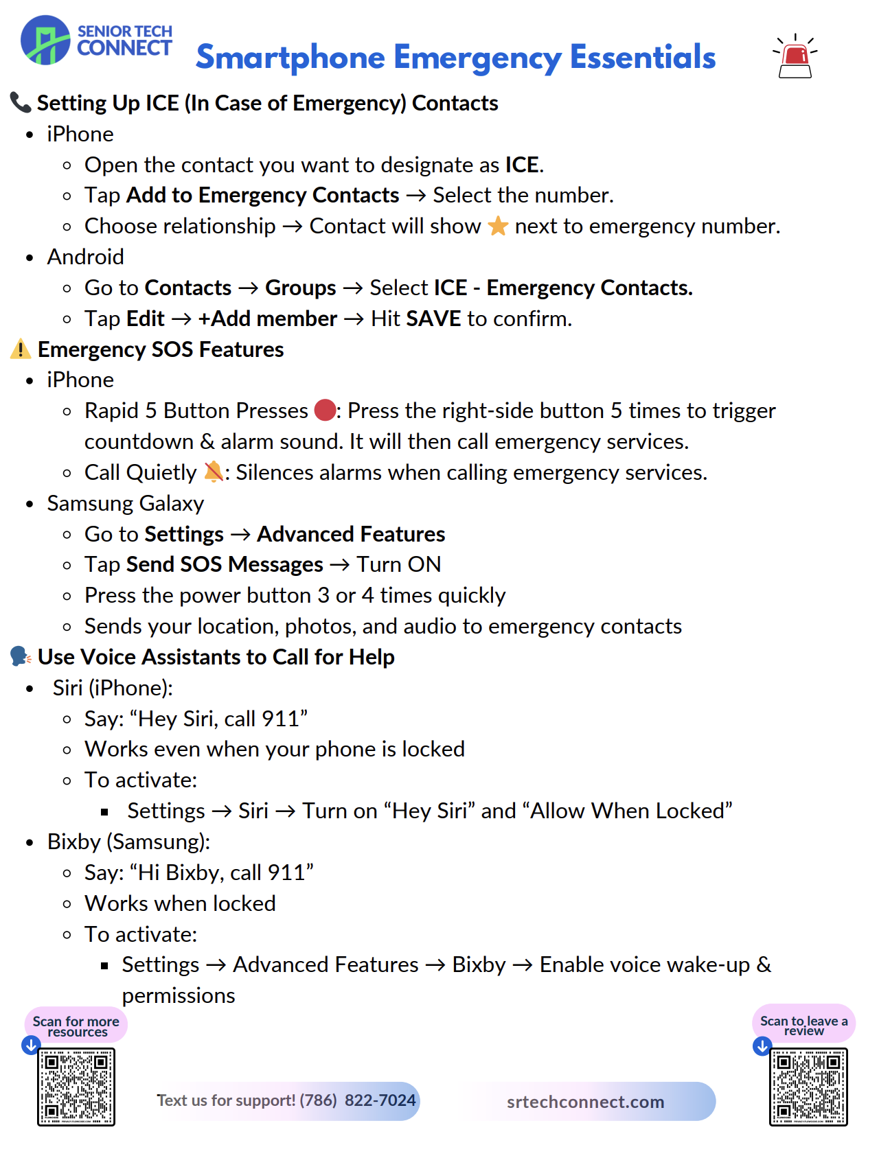 Smartphone Emergency Essentials