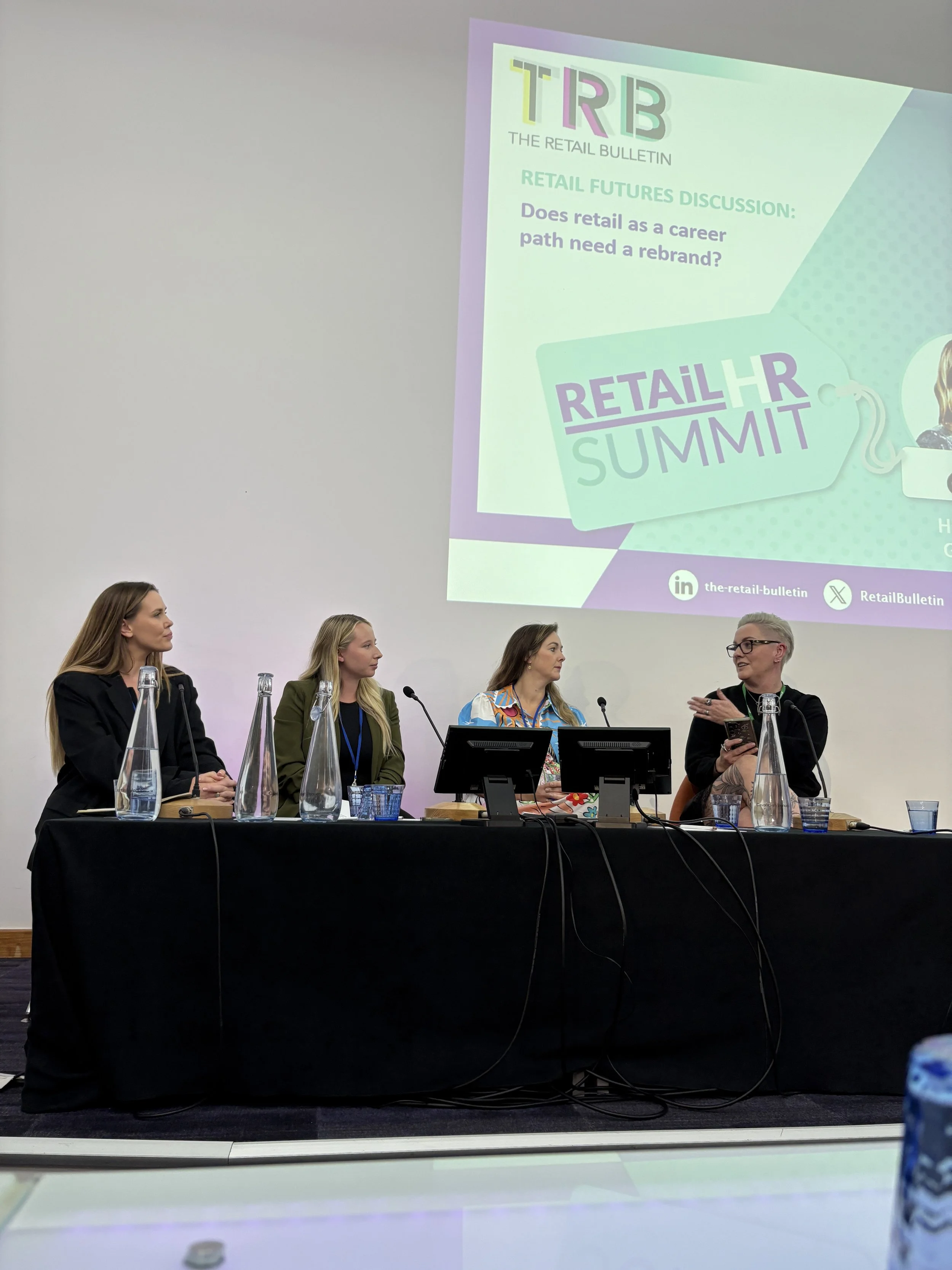 Sara Duxbury on a Panel at the HR Summit.