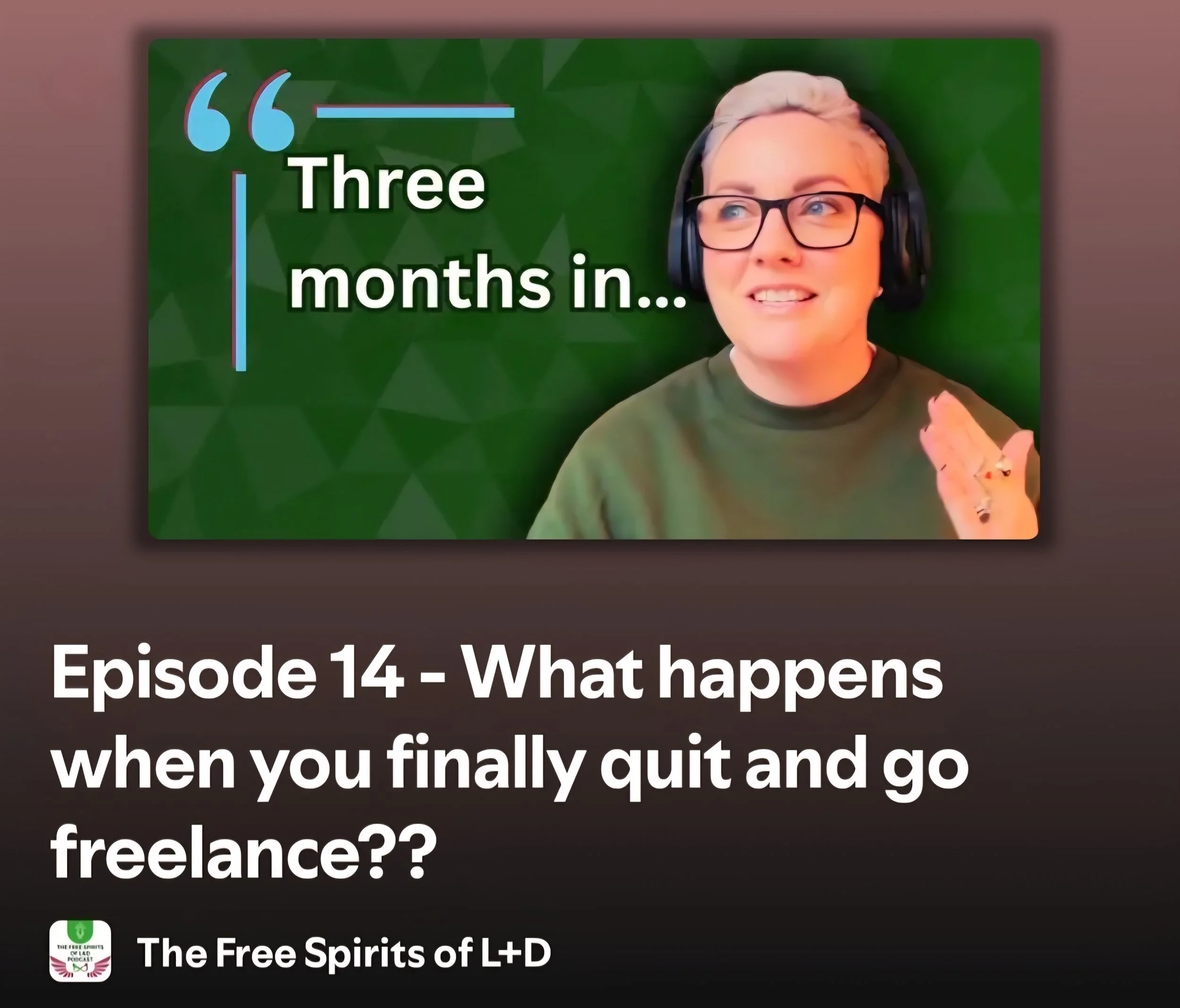 Sara shares her freelance journey so far for L&amp;D Free Spirits