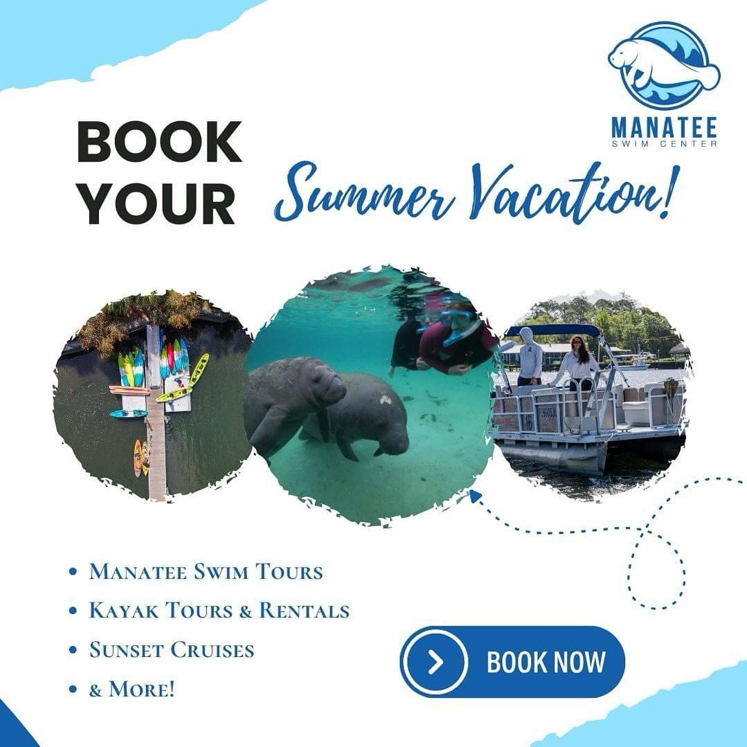At Manatee Swim Center, we&rsquo;re your ticket to an aquatic paradise, offering a variety of exciting experiences that promise to make your summer vacation one for the books. Whether you&rsquo;re seeking heartwarming encounters with Manatees, serene