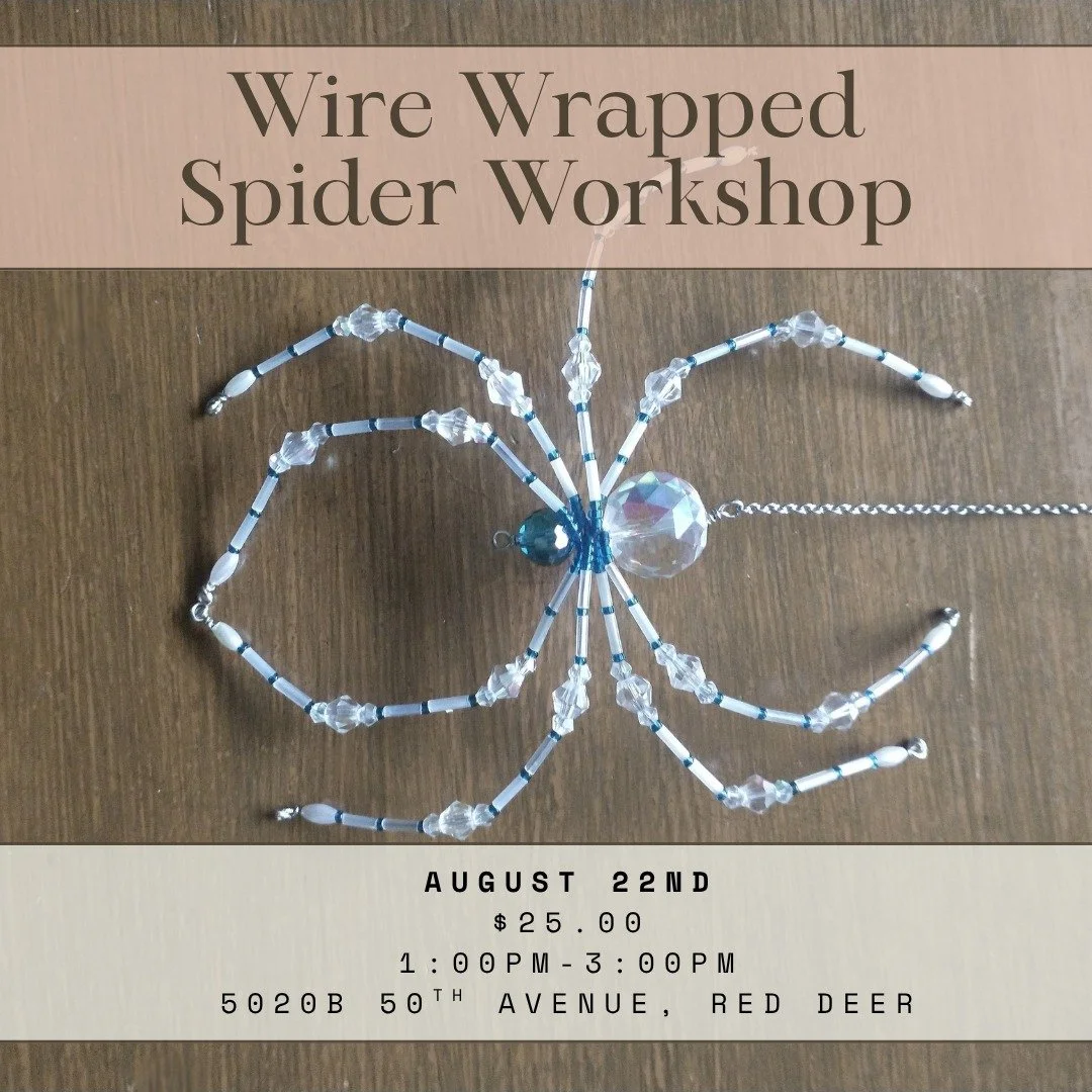 Join us for a fun and beginner-friendly workshop at Finn &amp; Fae!

You will learn the basics of wire wrapping while creating your very own custom wire Spider. This hands-on workshop is perfect for beginners, with step-by-step guidance provided thro