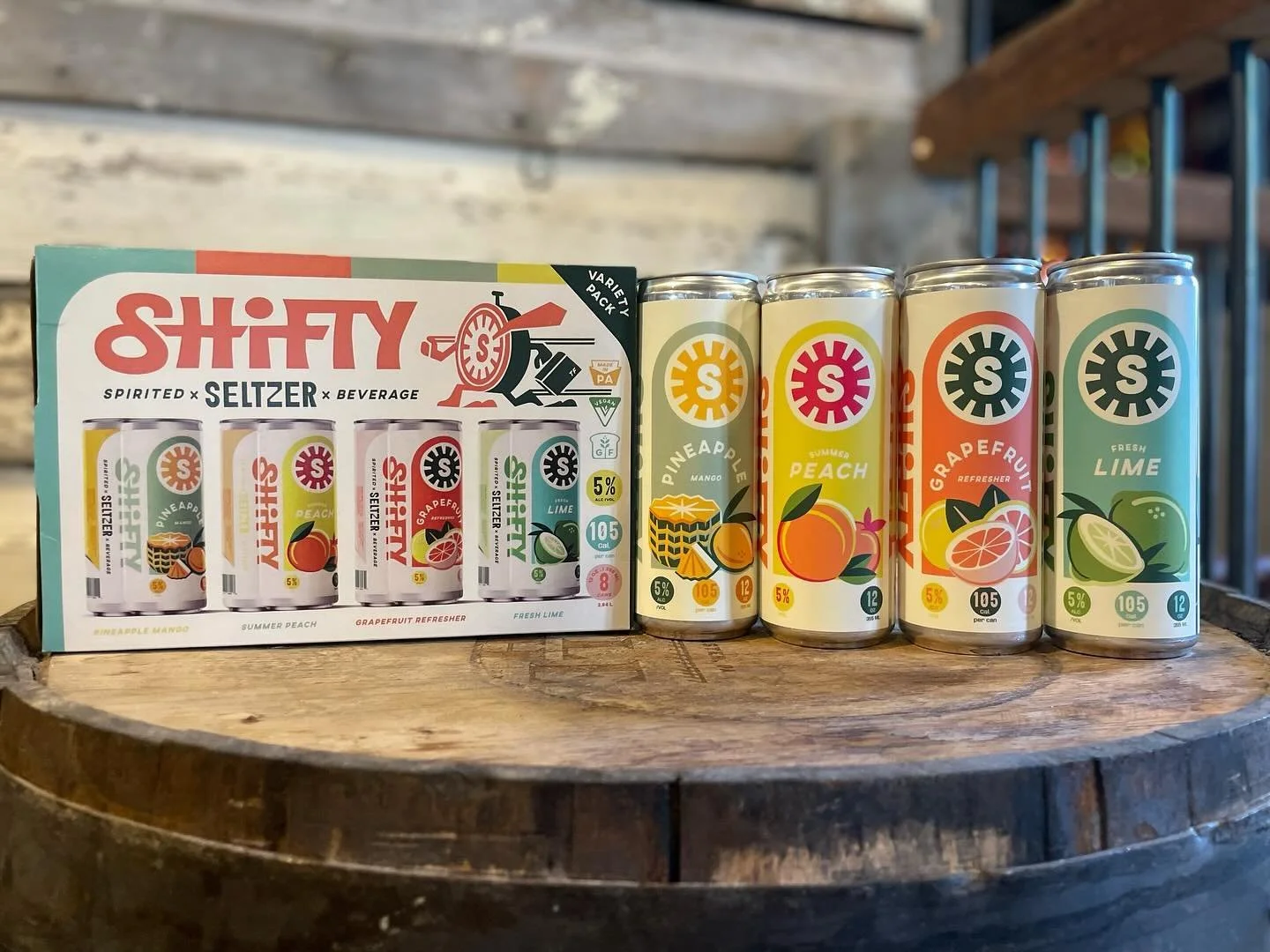 Vodka seltzer variety packs hitting retailers soon 👀 #timeforashifty

#timeforashifty #madeinpennsylvania #cannedcocktails #readytodrink