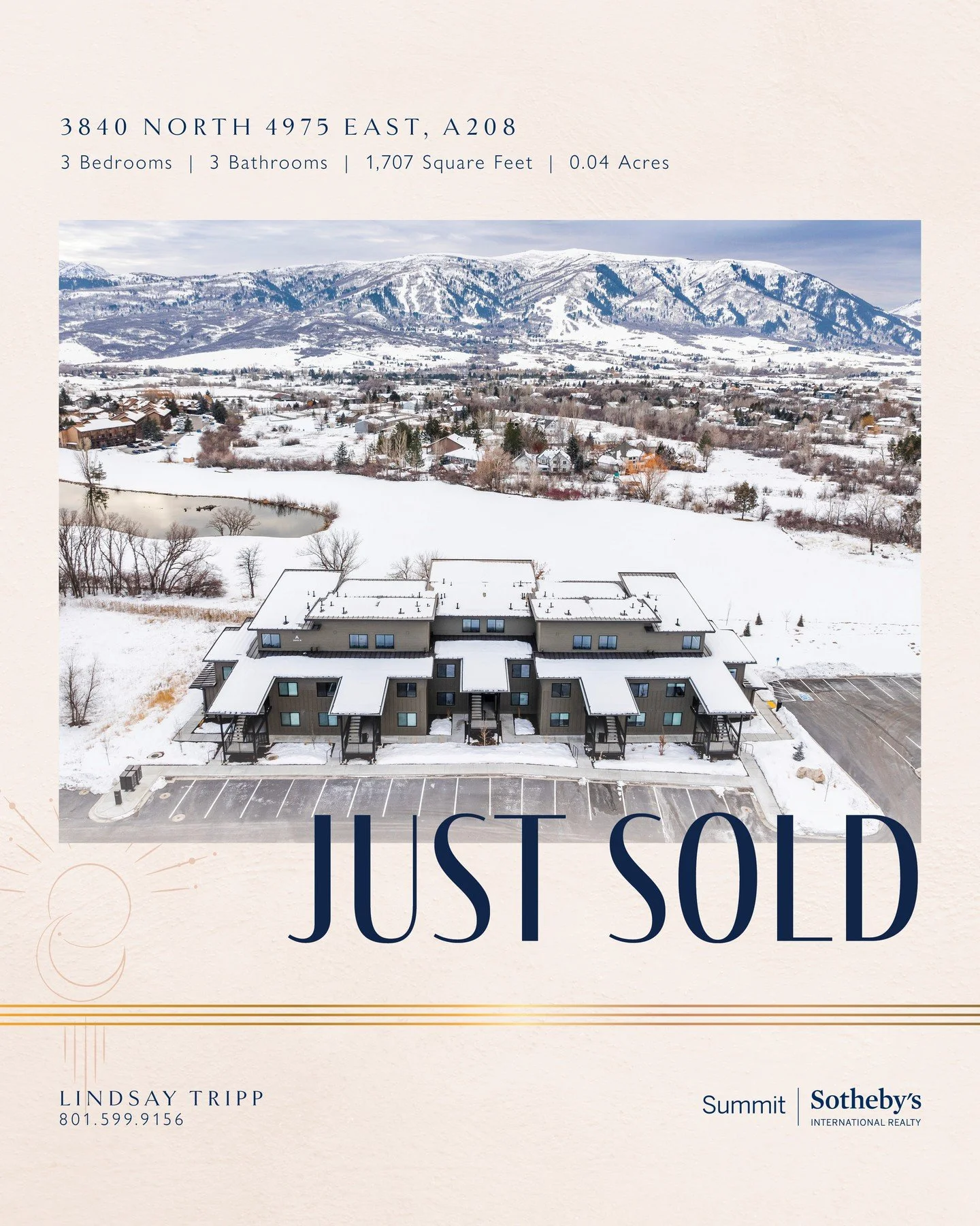 Just sold in Eden, Utah! ⛰️ Tucked near top ski resorts and year-round outdoor fun, this nightly rental was the perfect blend of lifestyle and investment. Big congrats to my sellers on passing the torch to new owners ready to enjoy all this mountain 