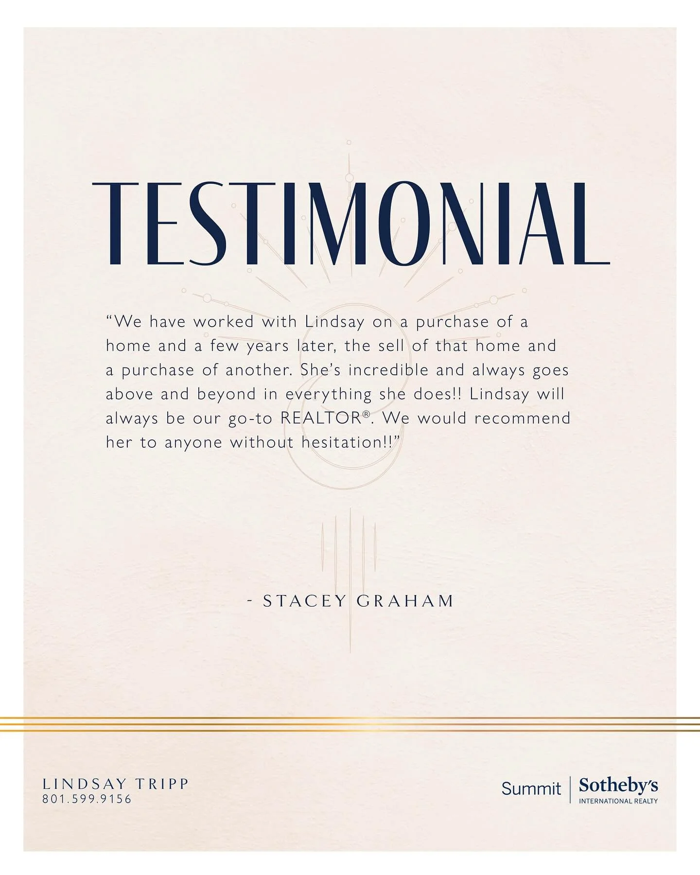 Grateful for the trust, the relationships, and the opportunity to do this work at the highest level.