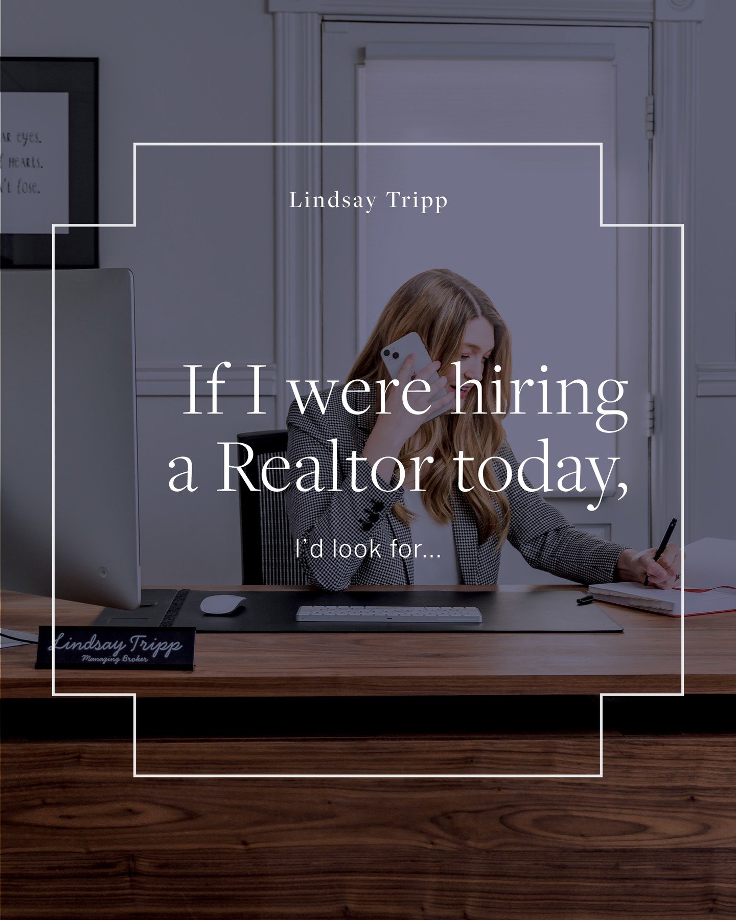 Choosing the right advisor is not about flash or hype. It&rsquo;s about competence, clarity, and trust. Those are the things that actually protect you in this market. That's why I'm happy to share what I'd look for if I were hiring a realtor today.

