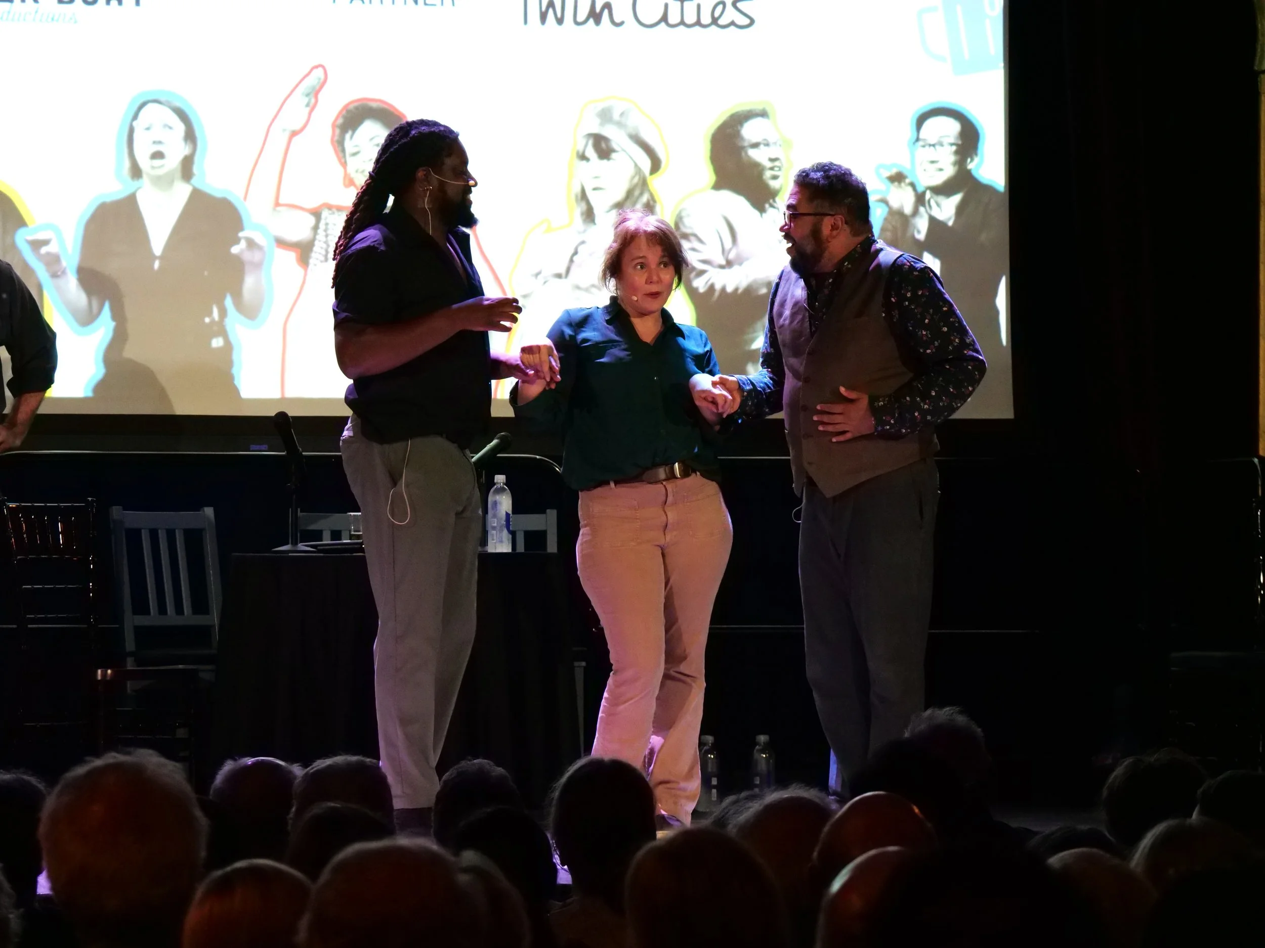  Denzel Belin (left), Heather Meyer (middle) and Duck Washington (right) 