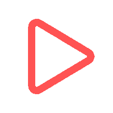 A red play button icon