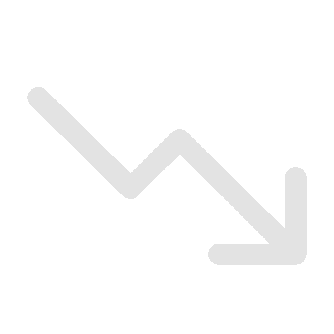 A downward-trending line graph indicating a decrease or decline.