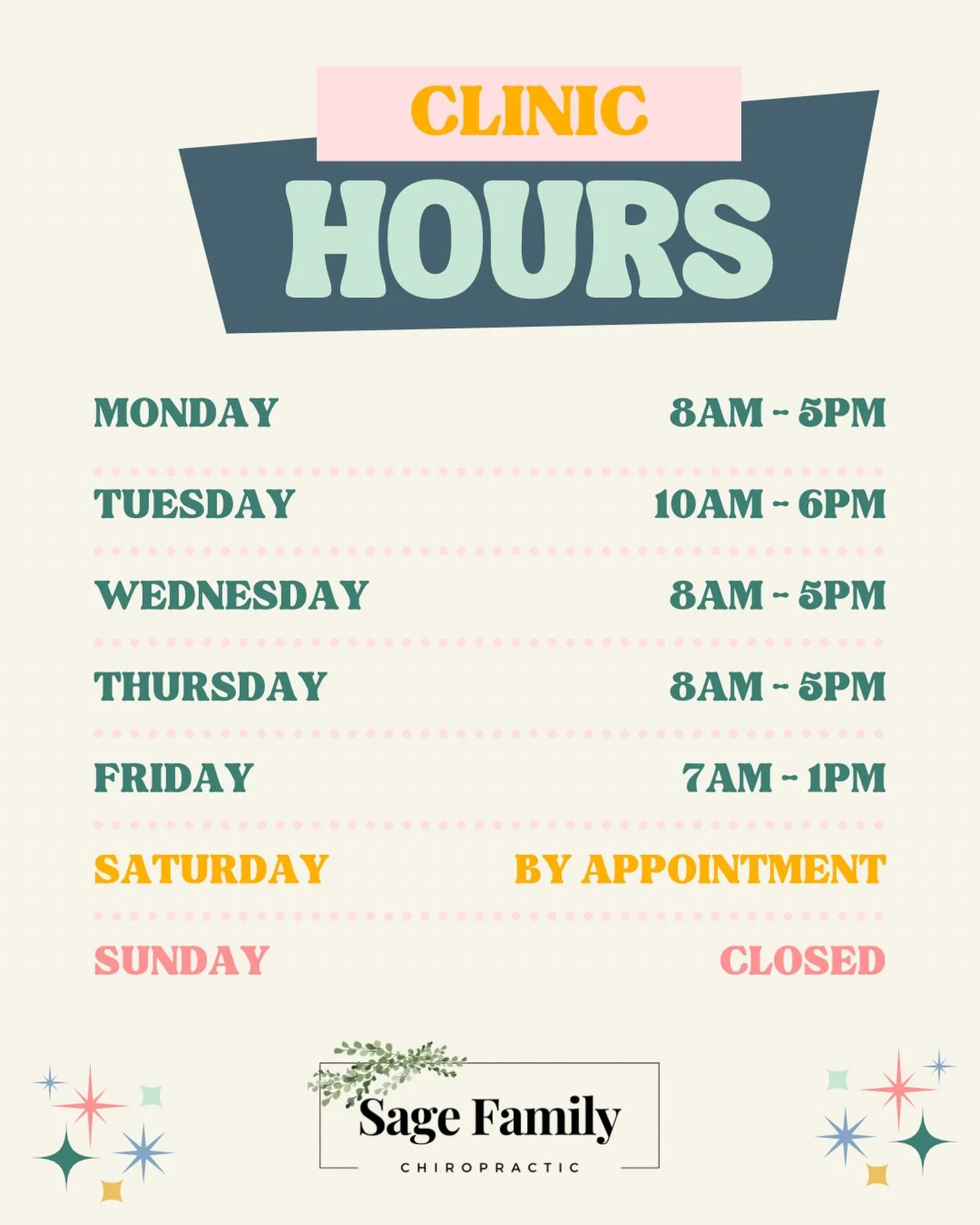 Back to our regular schedule! Book an appointment through the link in our bio, or give us a call at 701-532-2523.