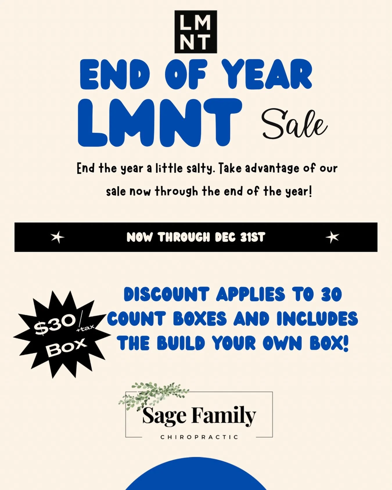 Finish the year hydrated! We are offering a discount on boxes of LMNT so that you can be all set to carve those pumpkins, run that turkey trot, and roll some lefse without getting run down.