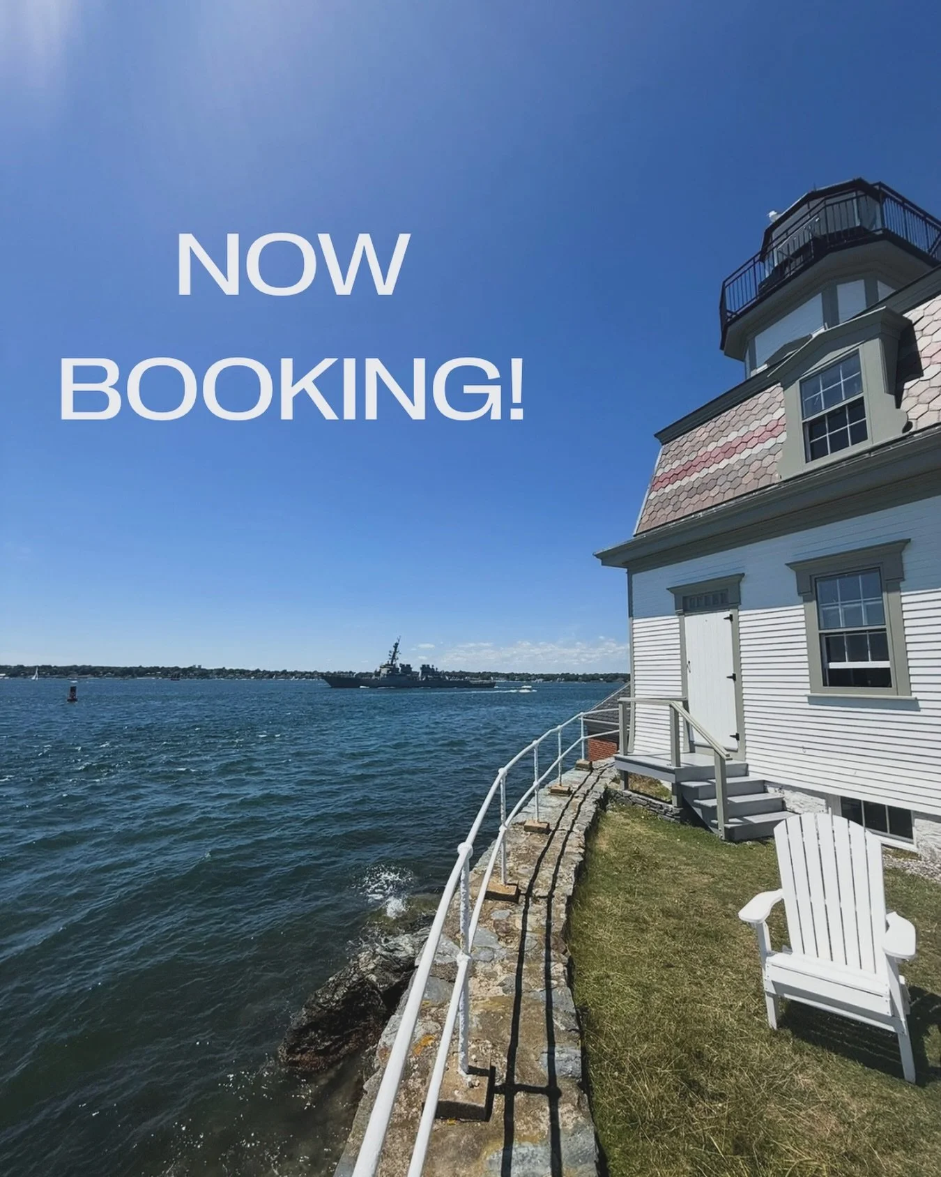 Take some time out from the blizzard to think about that summer breeze on Rose Island!

Our member presale has ended and the calendar for 2026 overnight bookings opens TODAY (Monday, February 23rd at 10 AM). 

Overnight stays on Rose Island are avail