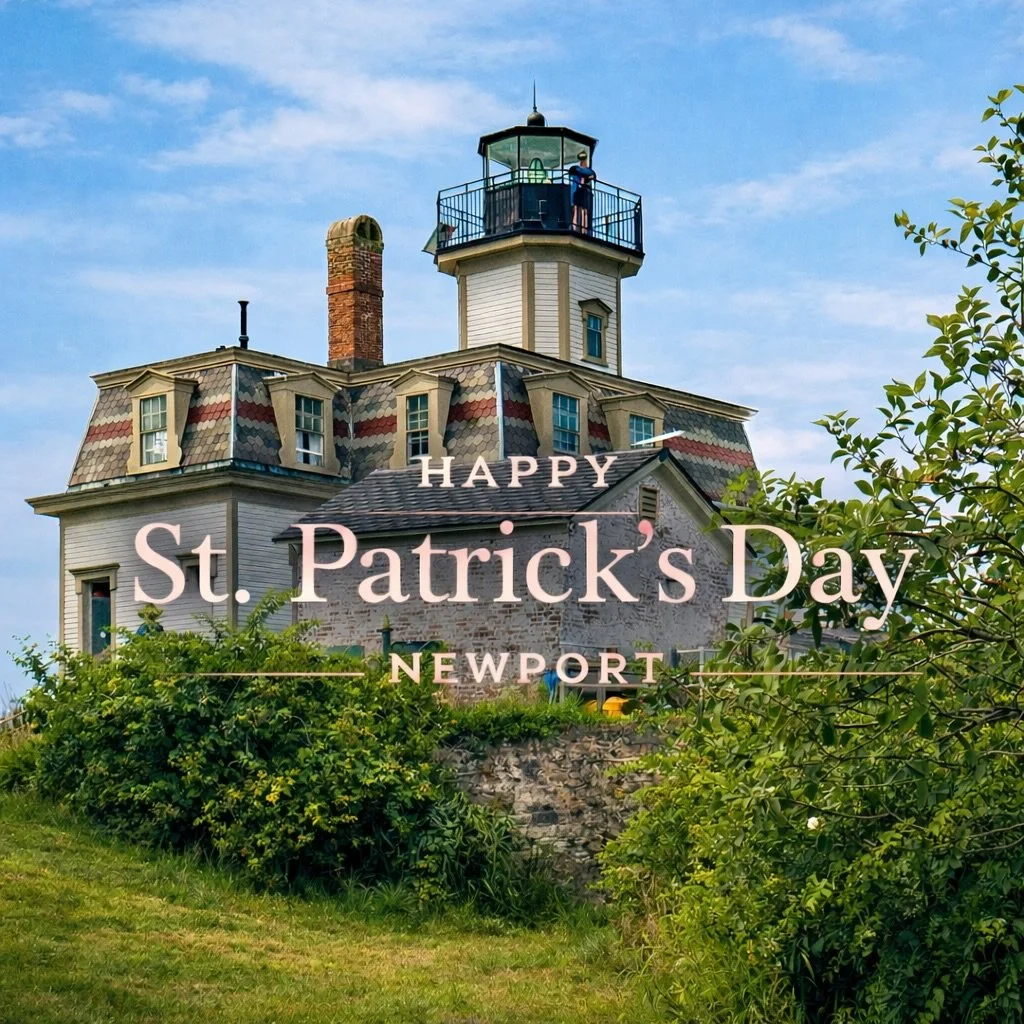 Rose, donning her green, is sending a little Irish luck across Newport Harbor today. Happy St. Patrick&rsquo;s Day! ☘️