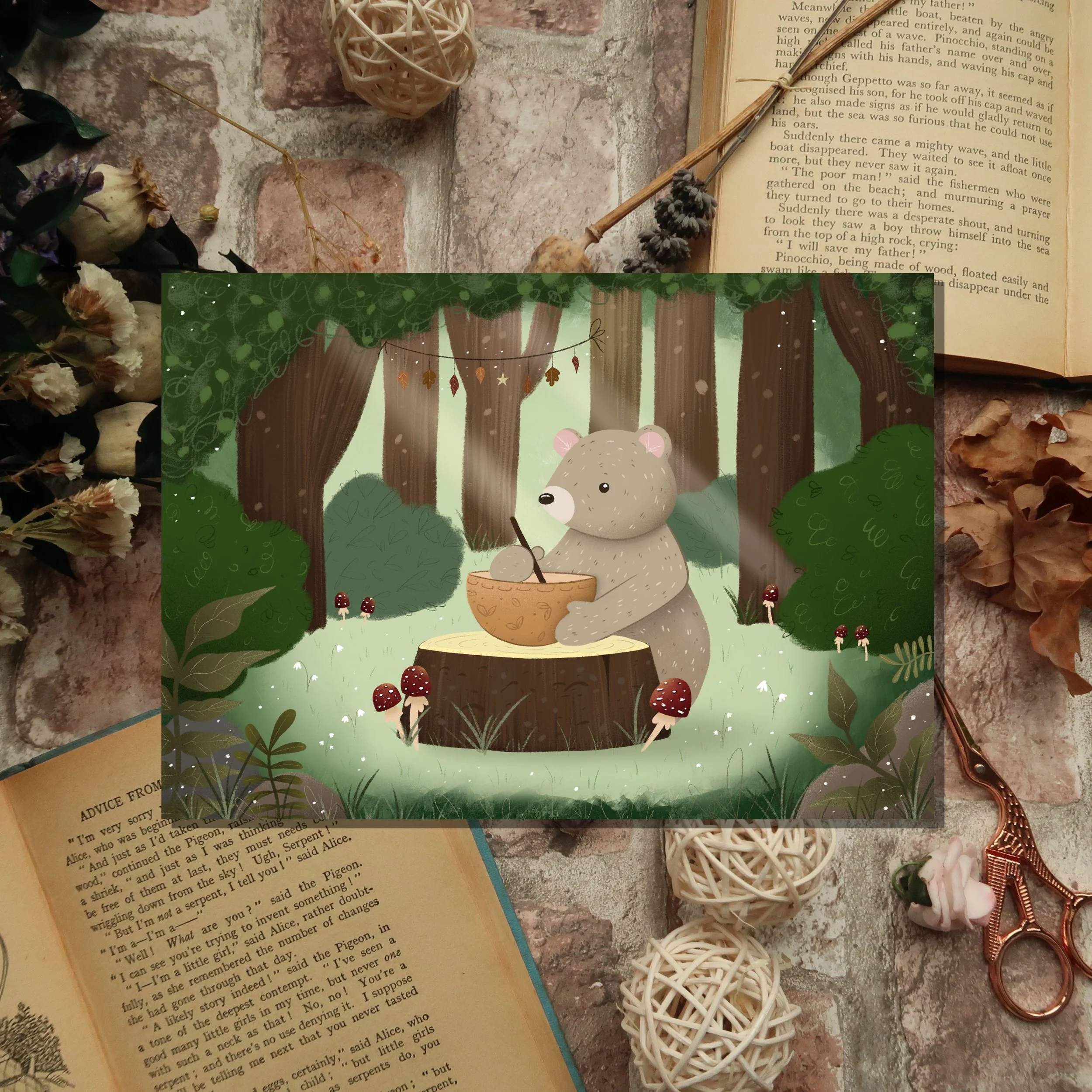 Little Bear Baking Print.jpg