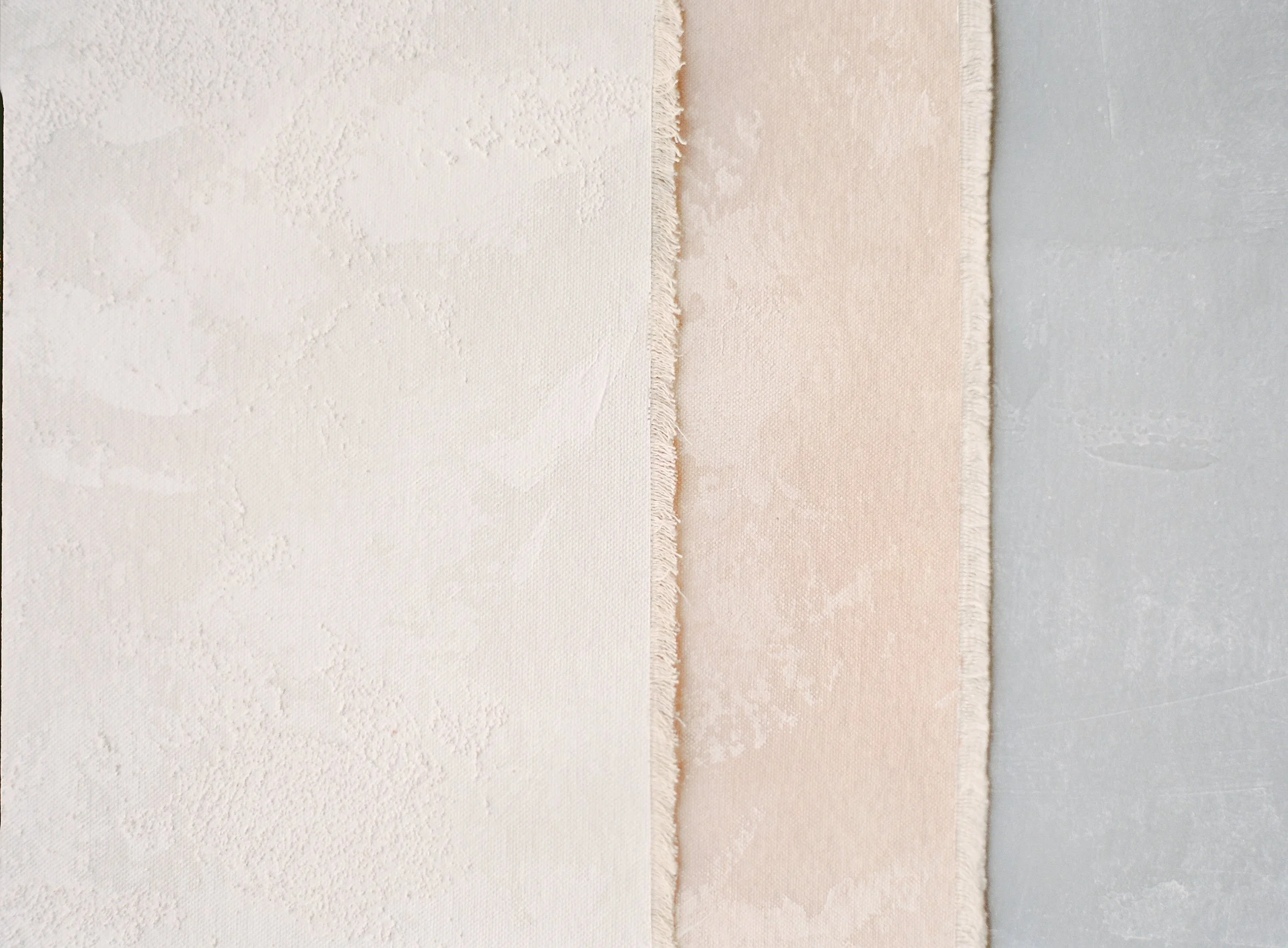 Hand-painted flat lay photography surfaces in complementary neutral tones with subtle texture variation