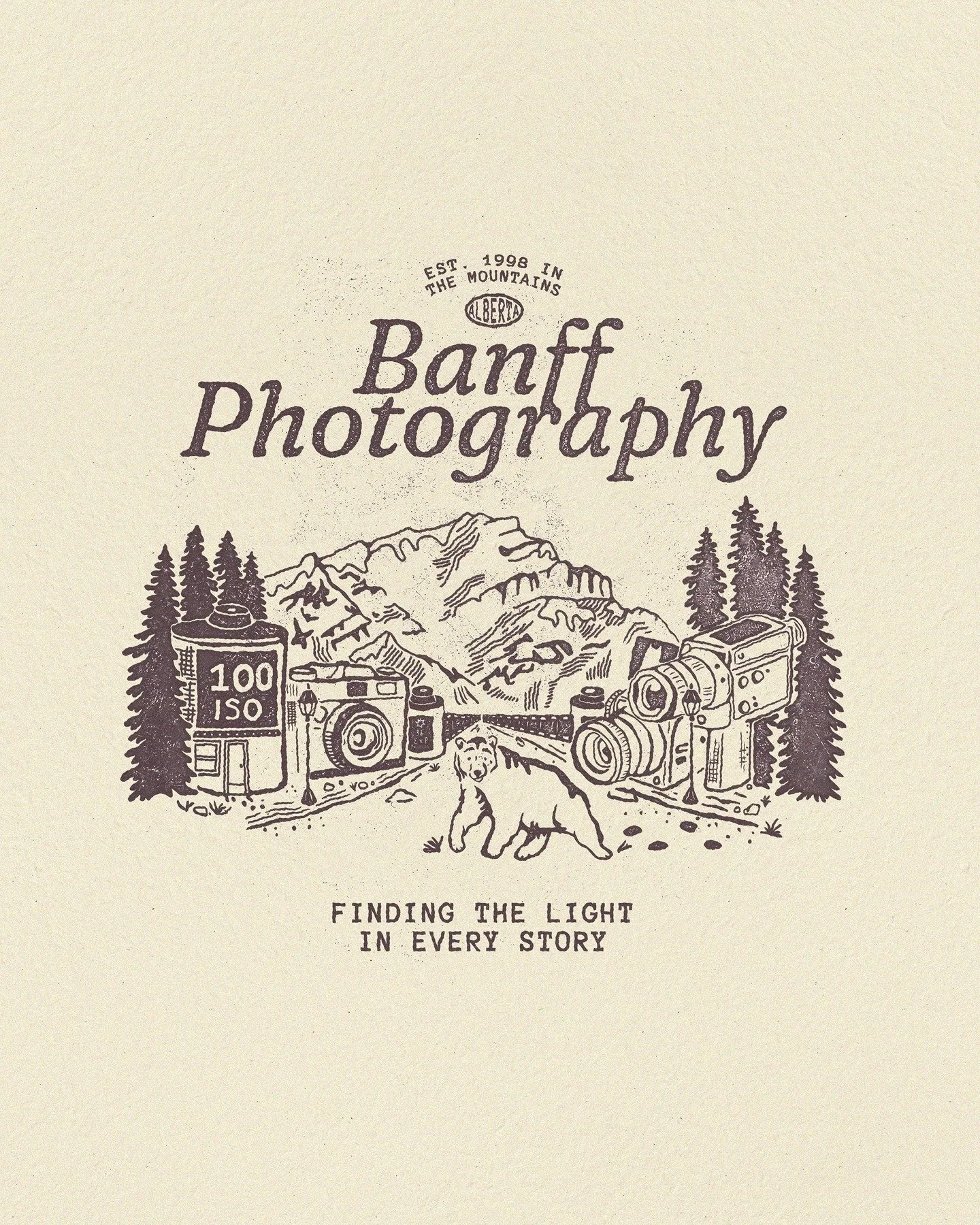 I didn't think when I was walking down Banff Avenue last year that I'd be turning those buildings into old cameras and film rolls, but here we are. 

Putting this energy out into the world and calling in more illustration projects like this. Let me m