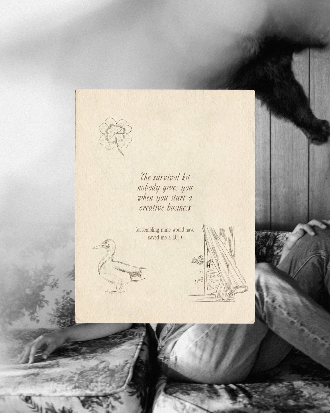 If someone had handed me this kit 6 years ago I would have cried actual tears of relief and also probably not believed half of it because you kind of have to live it to get it 🤭 

But if you&rsquo;re in the early years of running a creative business