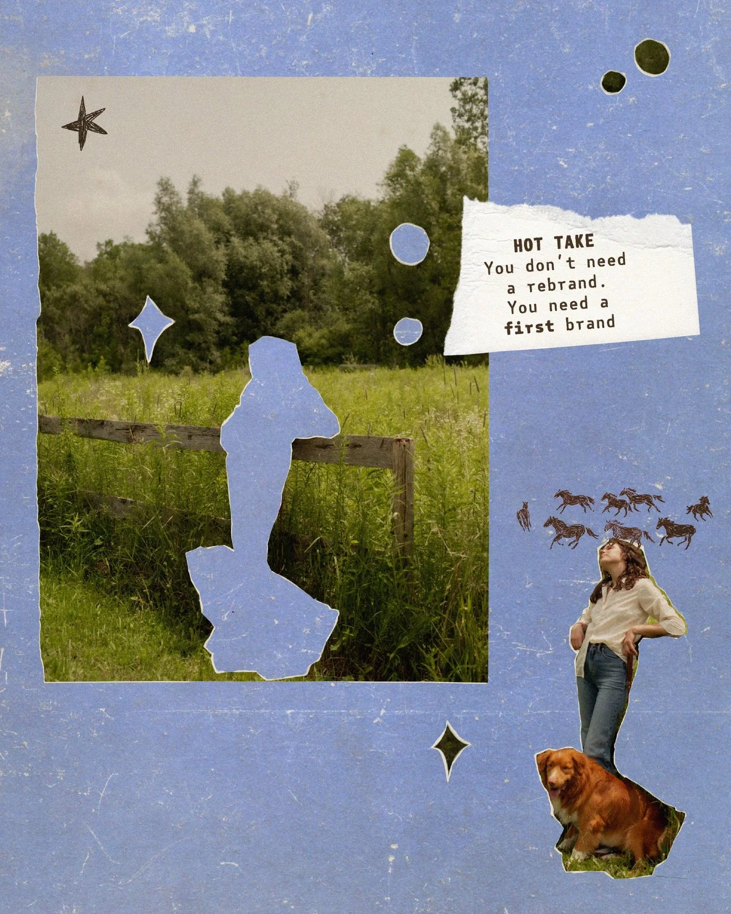 I&rsquo;ve been wanting to say this for a while

So many people come to me saying they need a &lsquo;rebrand&rsquo; and feeling guilty about it like they&rsquo;re admitting failure or something

But when I look at what they have? It was never a brand