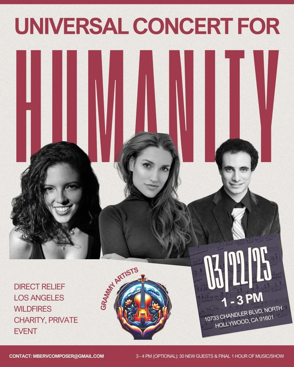 Universal Concert For Humanity Los Angeles