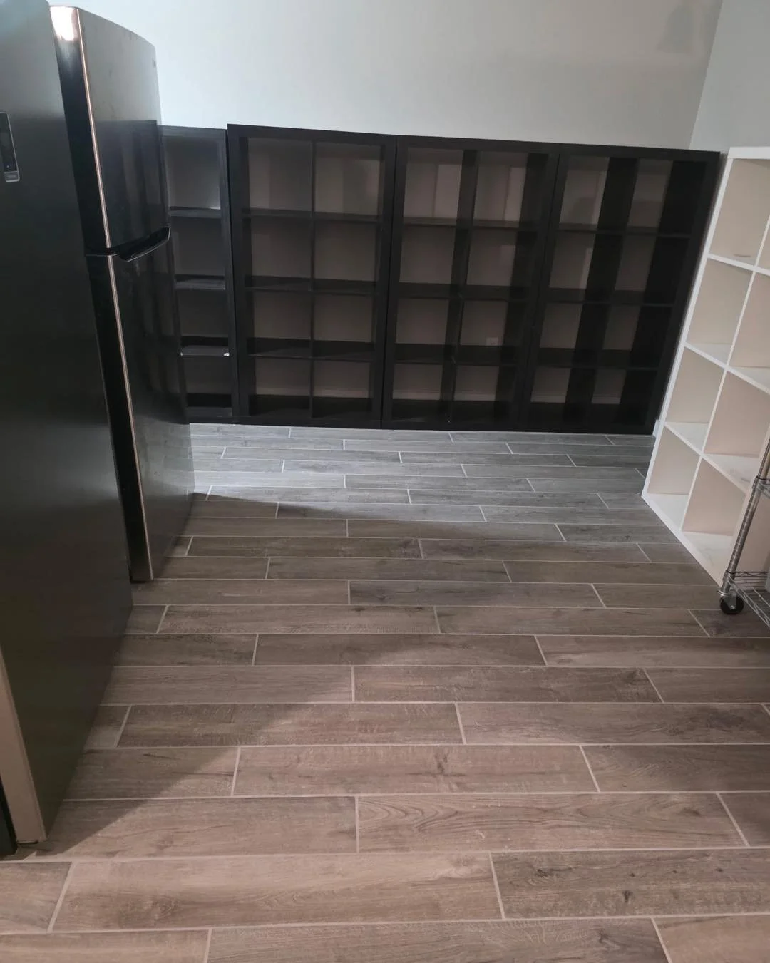 New Porcelain planks throughout this clients, child and pet friendly 😊