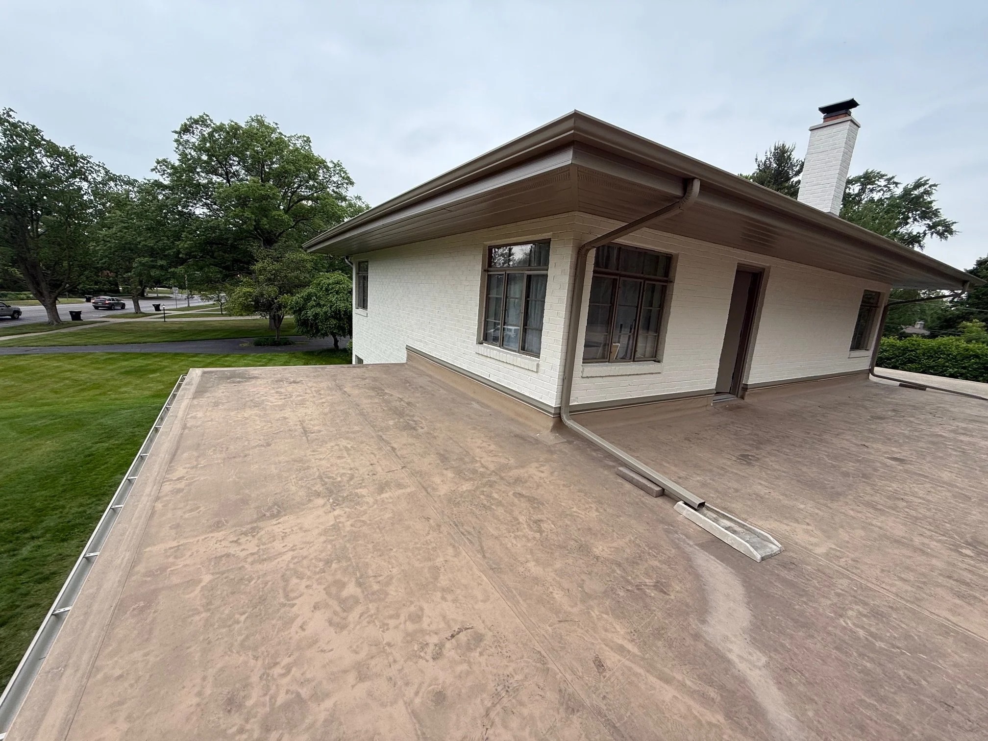 Brick home painting project in South Bend Indiana
