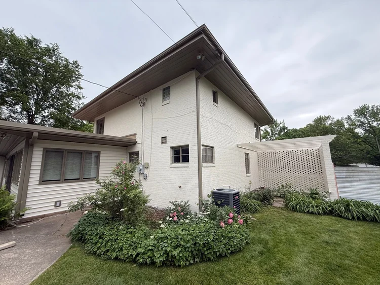 Exterior residential painting project in Northern Indiana