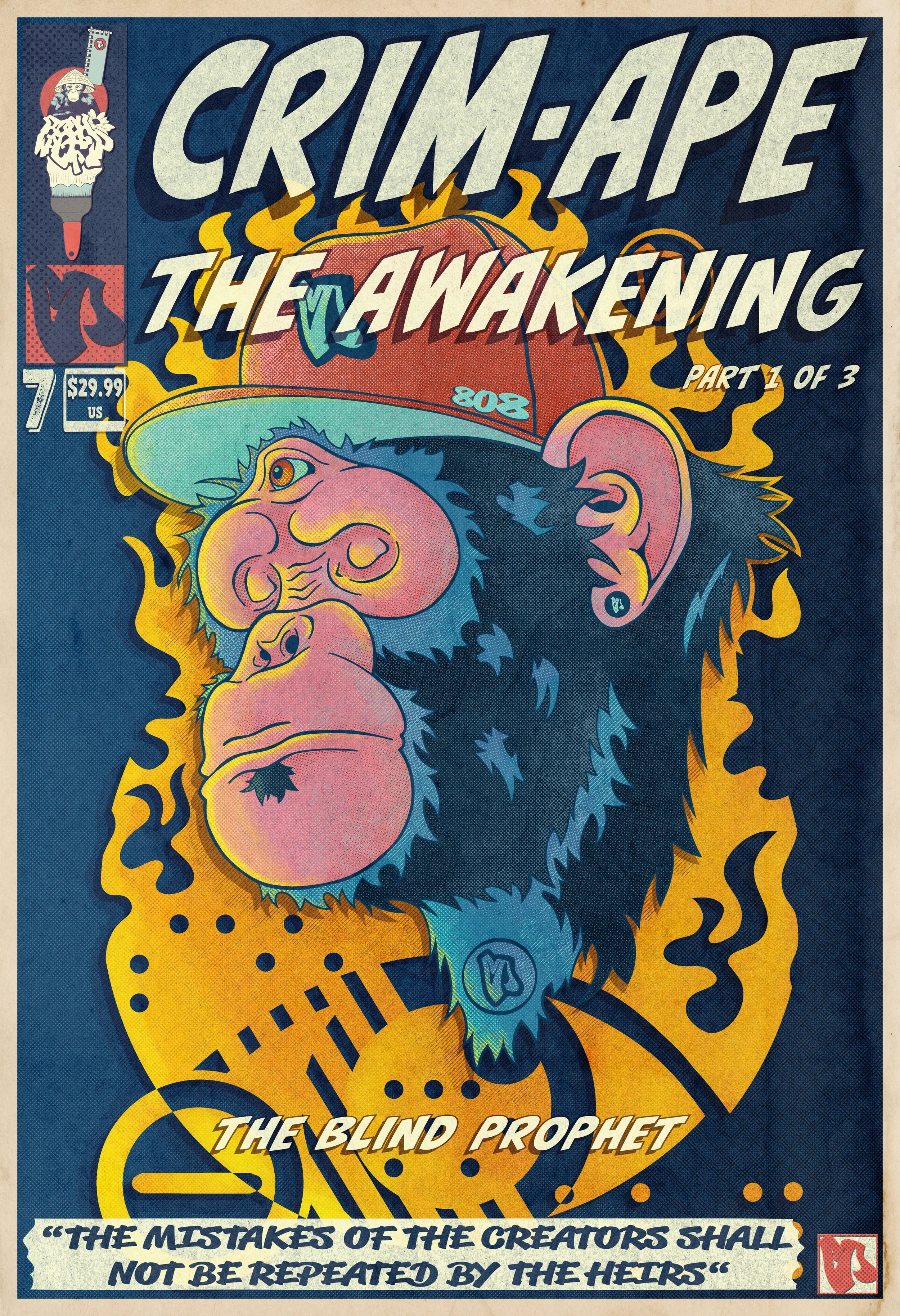 Crim-Ape Issue 7: The Awakening Part 1 - Limited Edition Print