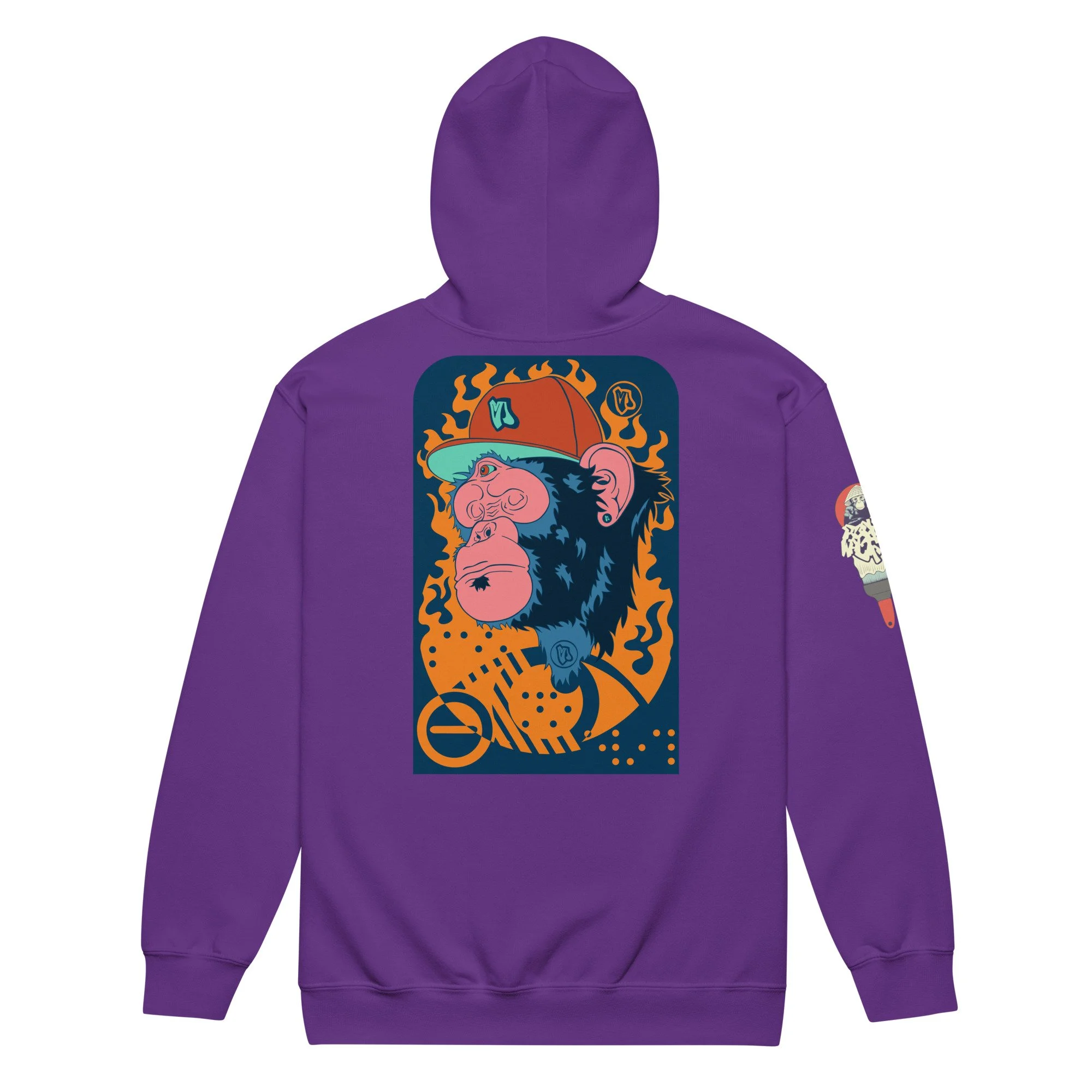 Not Looking Unisex Heavy Blend Zip Hoodie