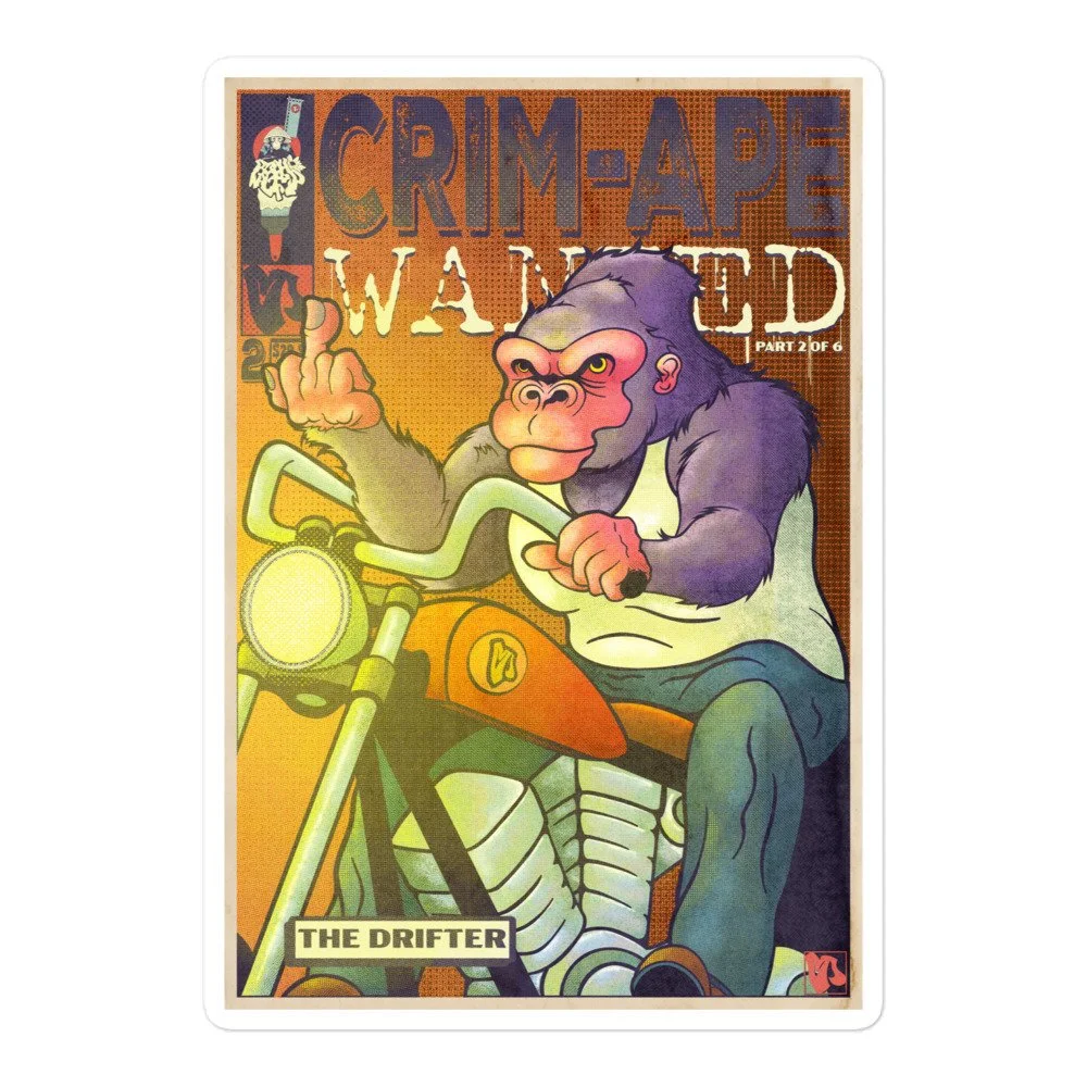 CRIM-APE Issue 2 Sticker