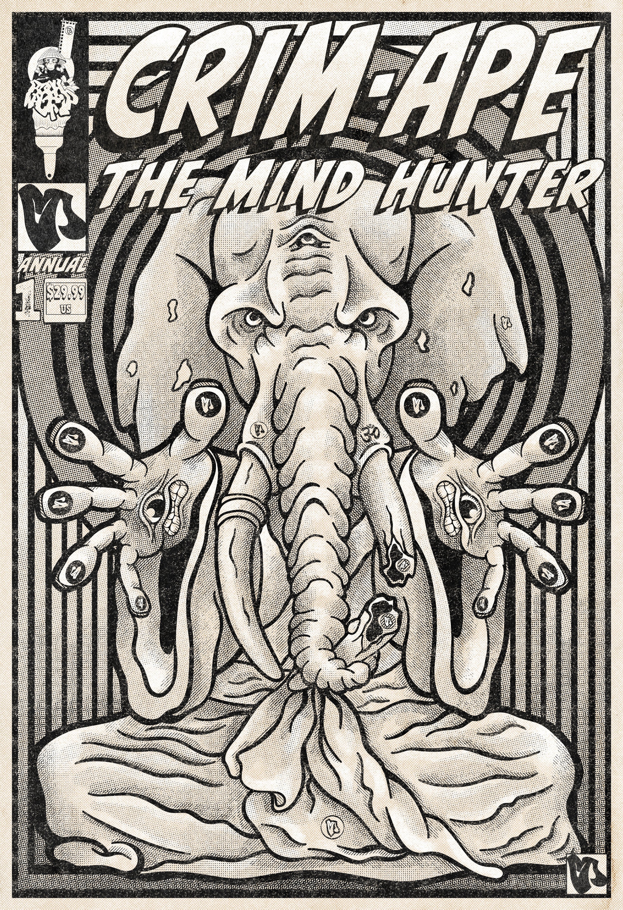 Crim-Ape Annual #1: The Mind Hunter Limited Edition Print